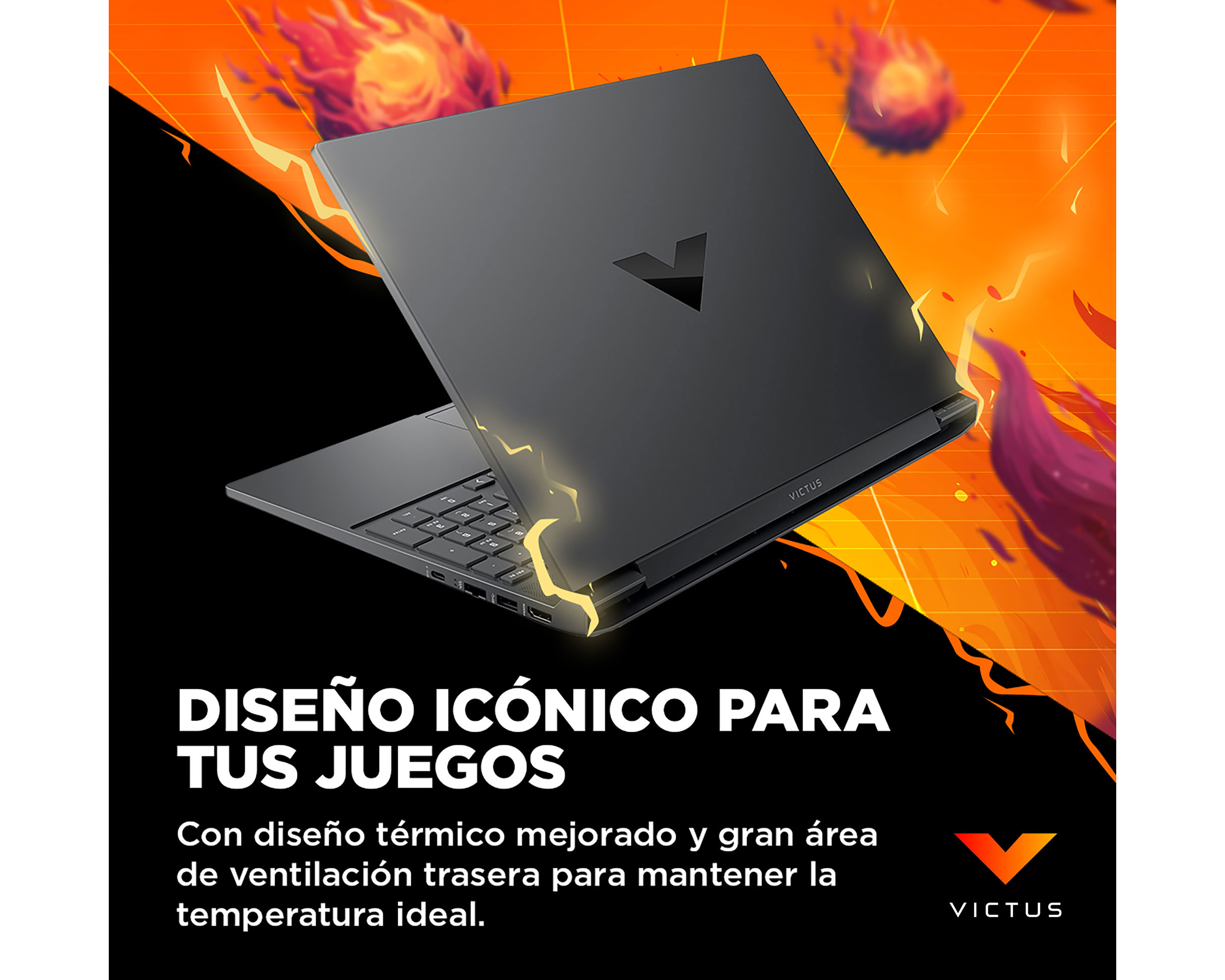 Foto 7 pulgar | Foto 6 | Laptop Gamer HP Victus 15.6 Pulgadas AMD Ryzen 7 GeForce RTX 3050 16 GB RAM DDR5 512 GB SSD Negra
