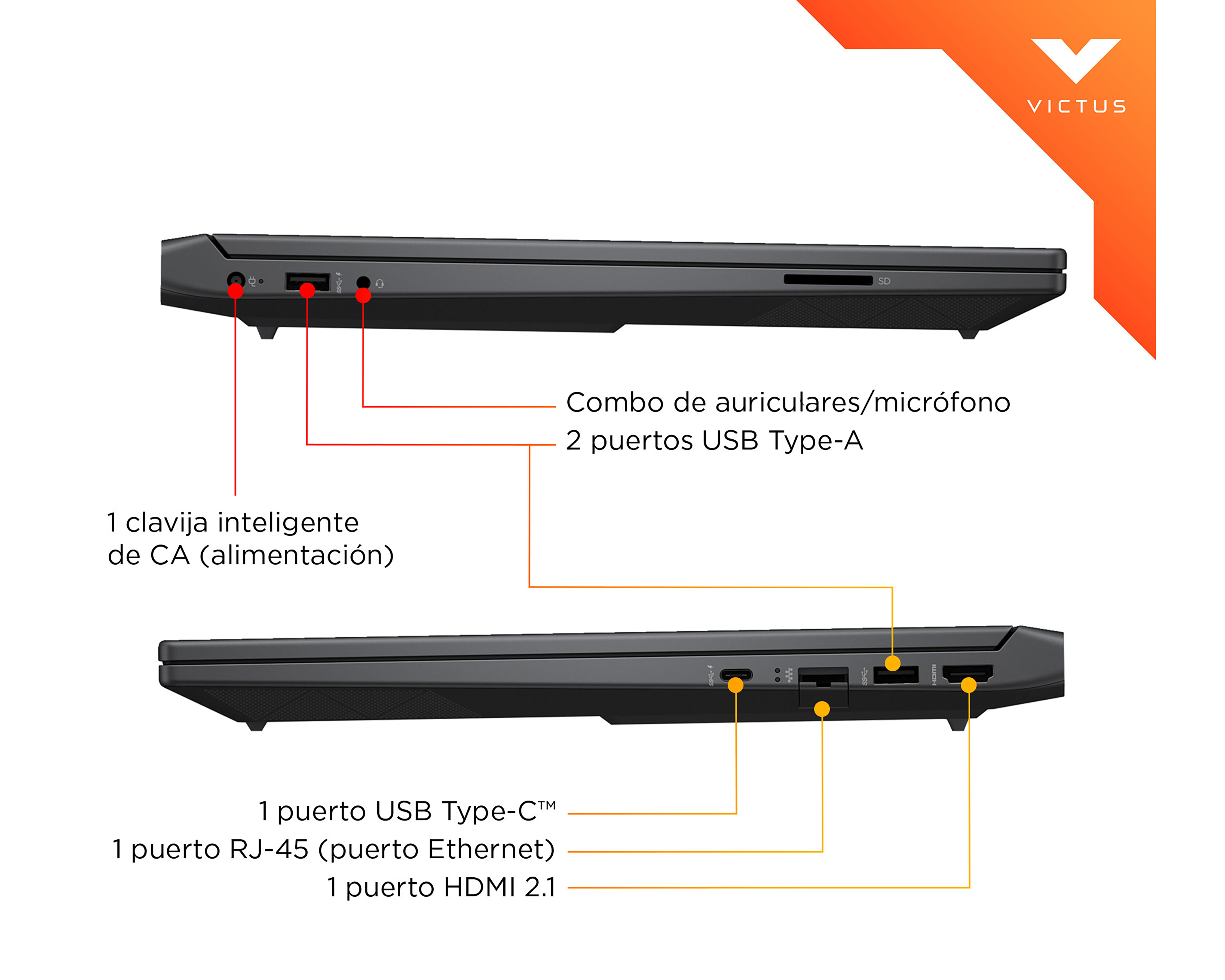 Foto 10 pulgar | Foto 9 | Laptop Gamer HP Victus 15.6 Pulgadas AMD Ryzen 7 GeForce RTX 3050 16 GB RAM DDR5 512 GB SSD Negra