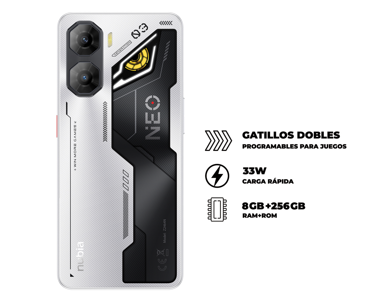 Foto 7 | Foto 7 | Telcel Nubia Neo 3 5G 256 GB Plata