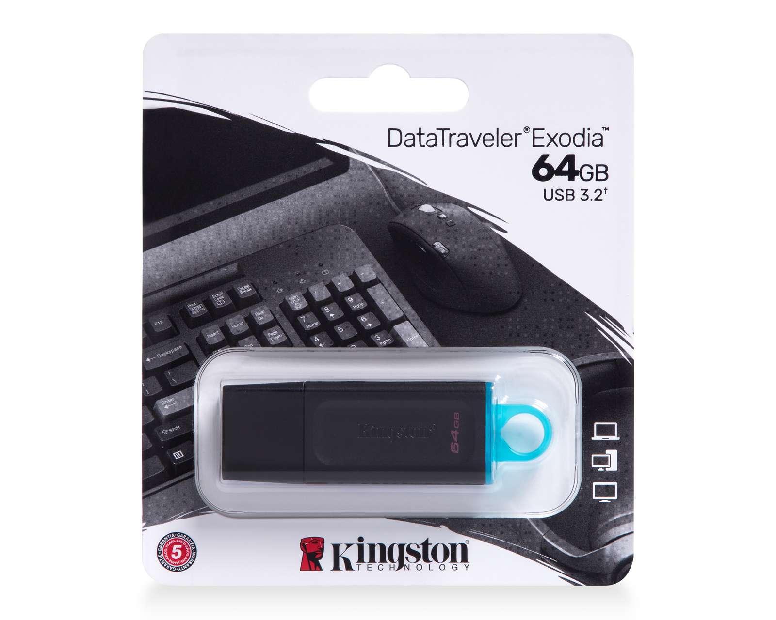Foto 2 pulgar | Foto 1 | Memoria USB Kingston 64 GB