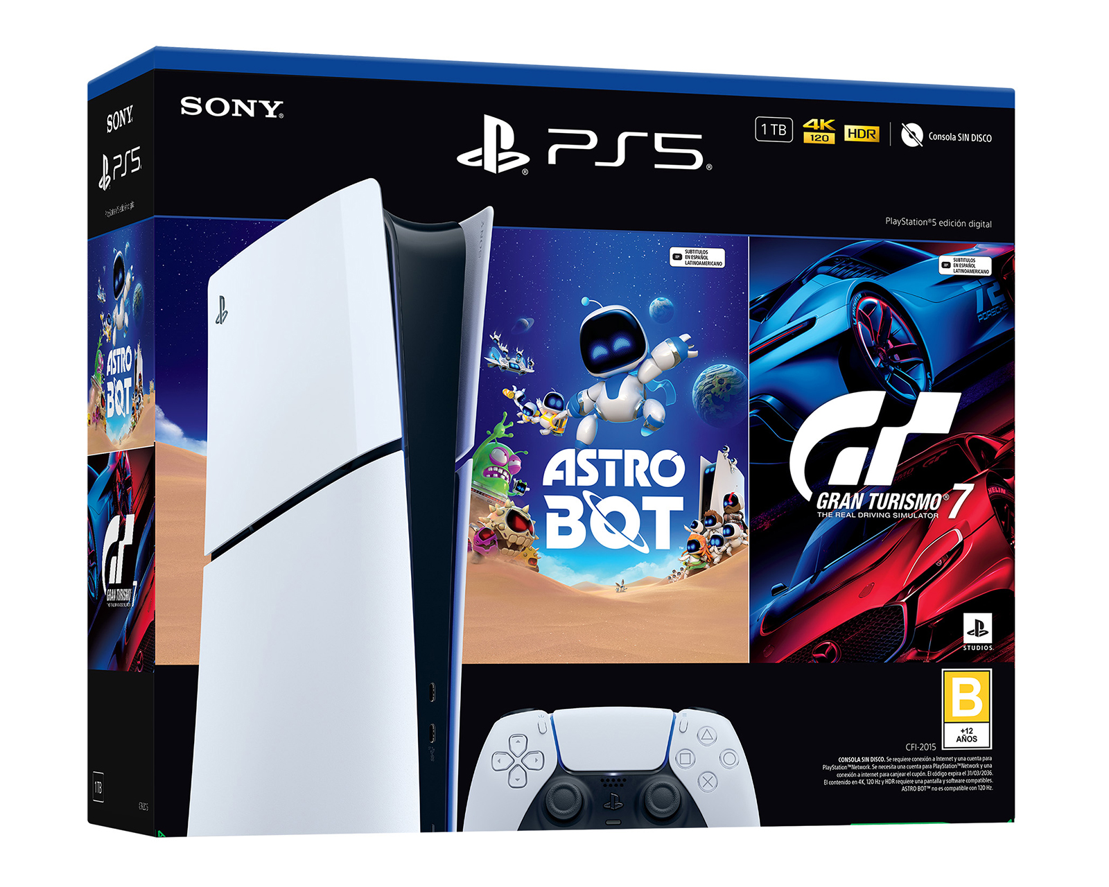 Consola Playstation 5 1 TB Astro Bot/Gran Turismo 7