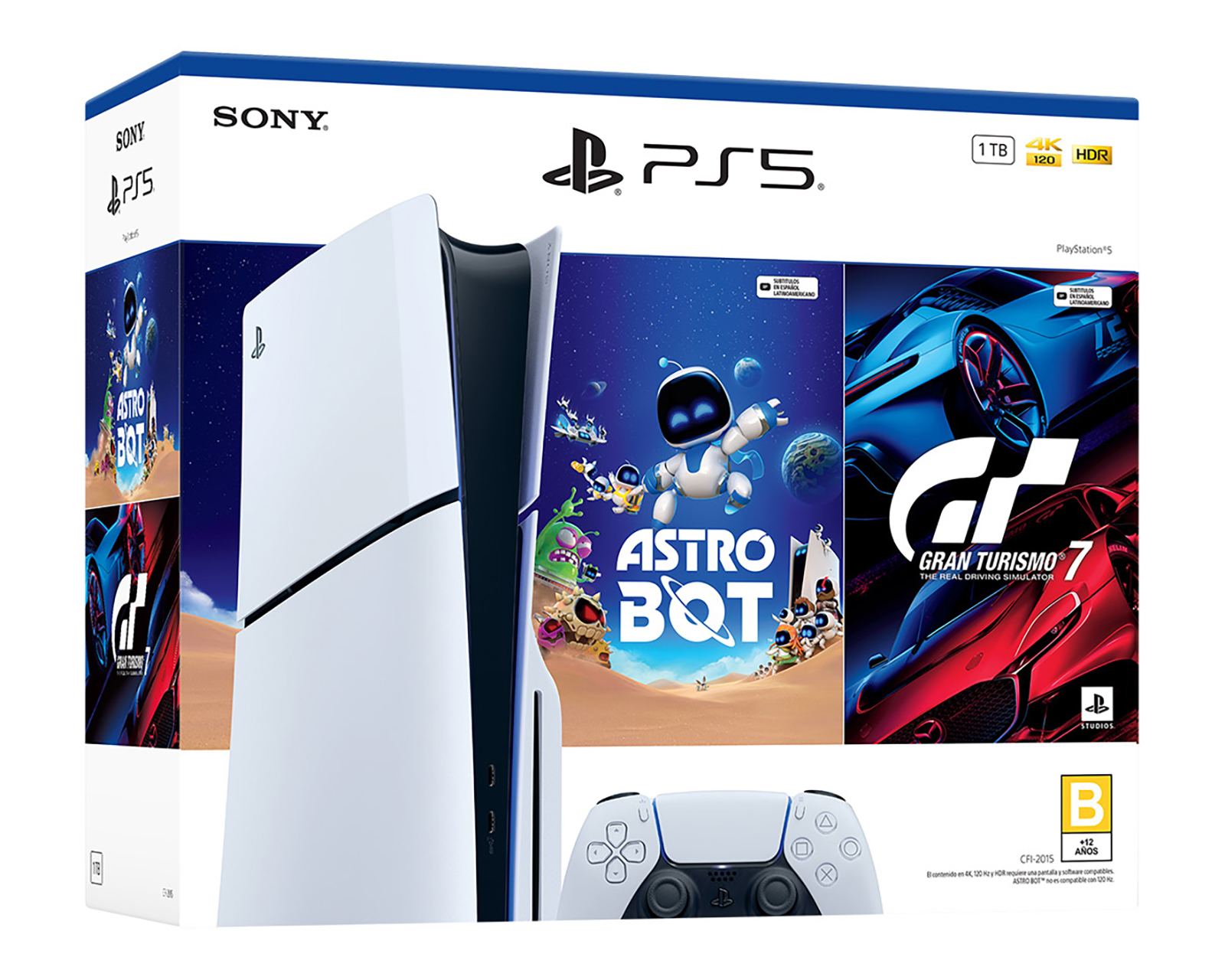 Foto 1 | Foto 1 | Consola PlayStation 5 de 1 TB Astro Bot y Gran Turismo 7