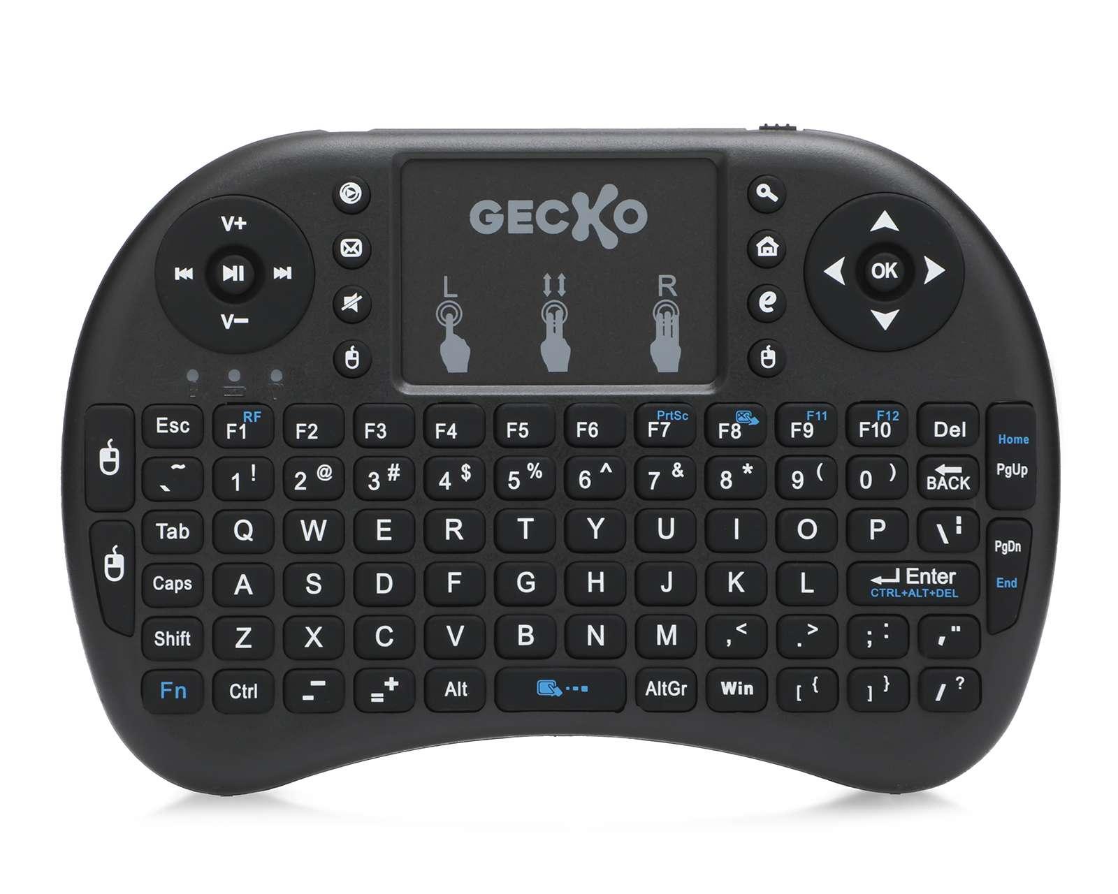 Foto 2 pulgar | Foto 1 | Mini Teclado Inalámbrico Gecko GK-RCSMARTV