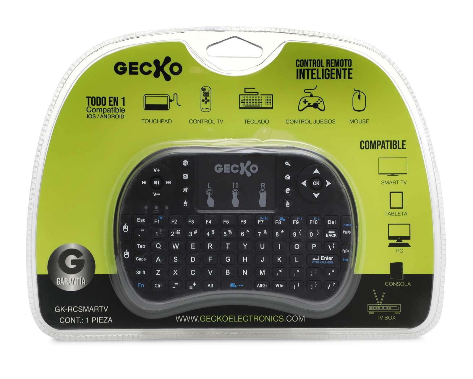 Foto 6 pulgar | Foto 5 | Mini Teclado Inalámbrico Gecko GK-RCSMARTV