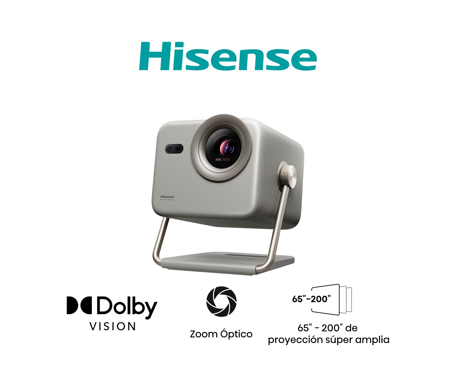Foto 2 | Foto 2 | Preventa Miniproyector Portátil Hisense 1300 Lúmenes 65 - 200 Pulgadas M2 Pro