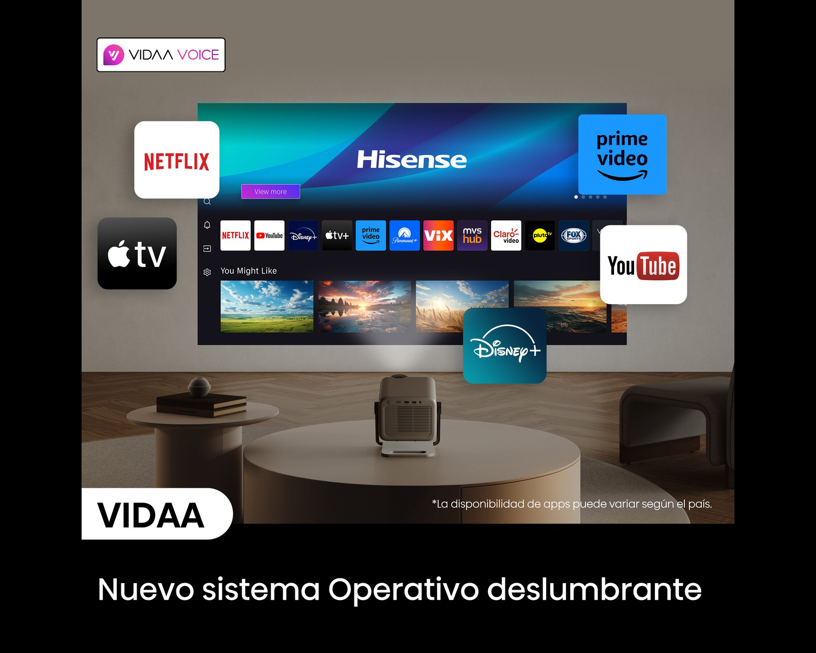 Foto 9 | Foto 9 | Preventa Miniproyector Portátil Hisense 1300 Lúmenes 65 - 200 Pulgadas M2 Pro