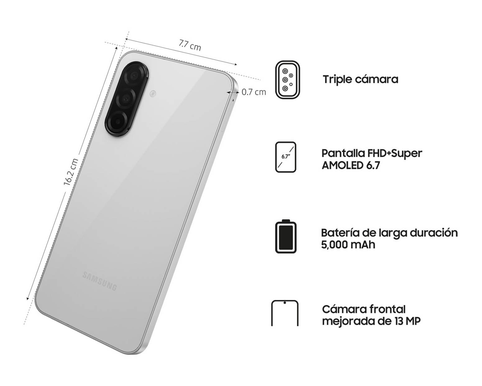 Foto 10 pulgar | Foto 9 | AT&T Samsung Galaxy A26 5G 128 GB Verde