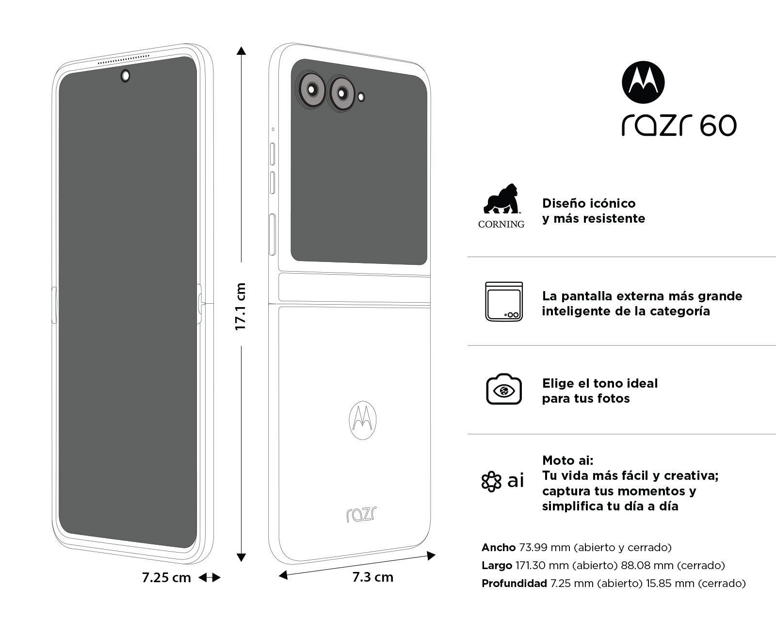 Foto 11 pulgar | Foto 10 | Celular Motorola Razr 60 Liberado 512 GB Blanco