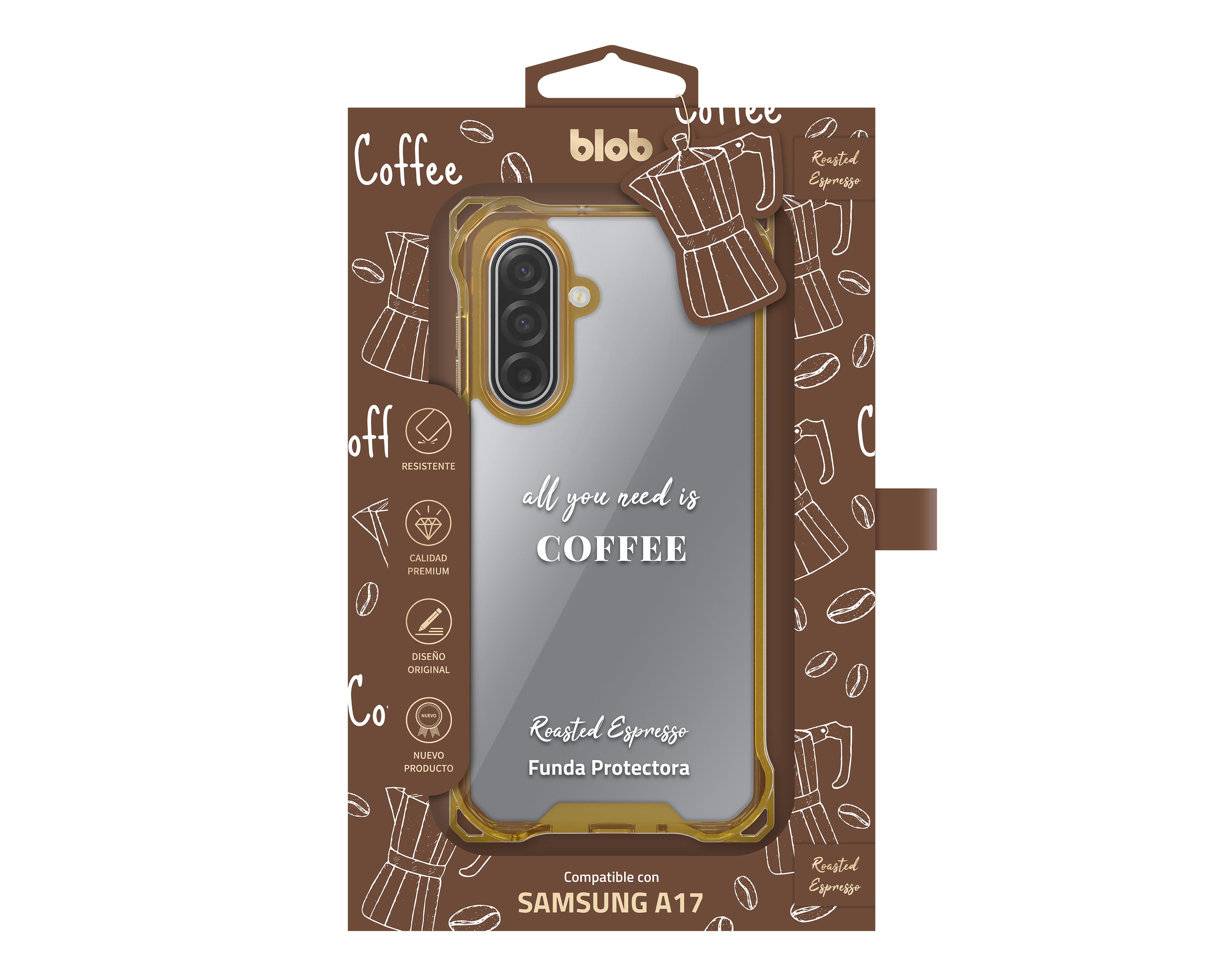 Foto 3 | Foto 3 | Funda de TPU Blob para Samsung Galaxy A17