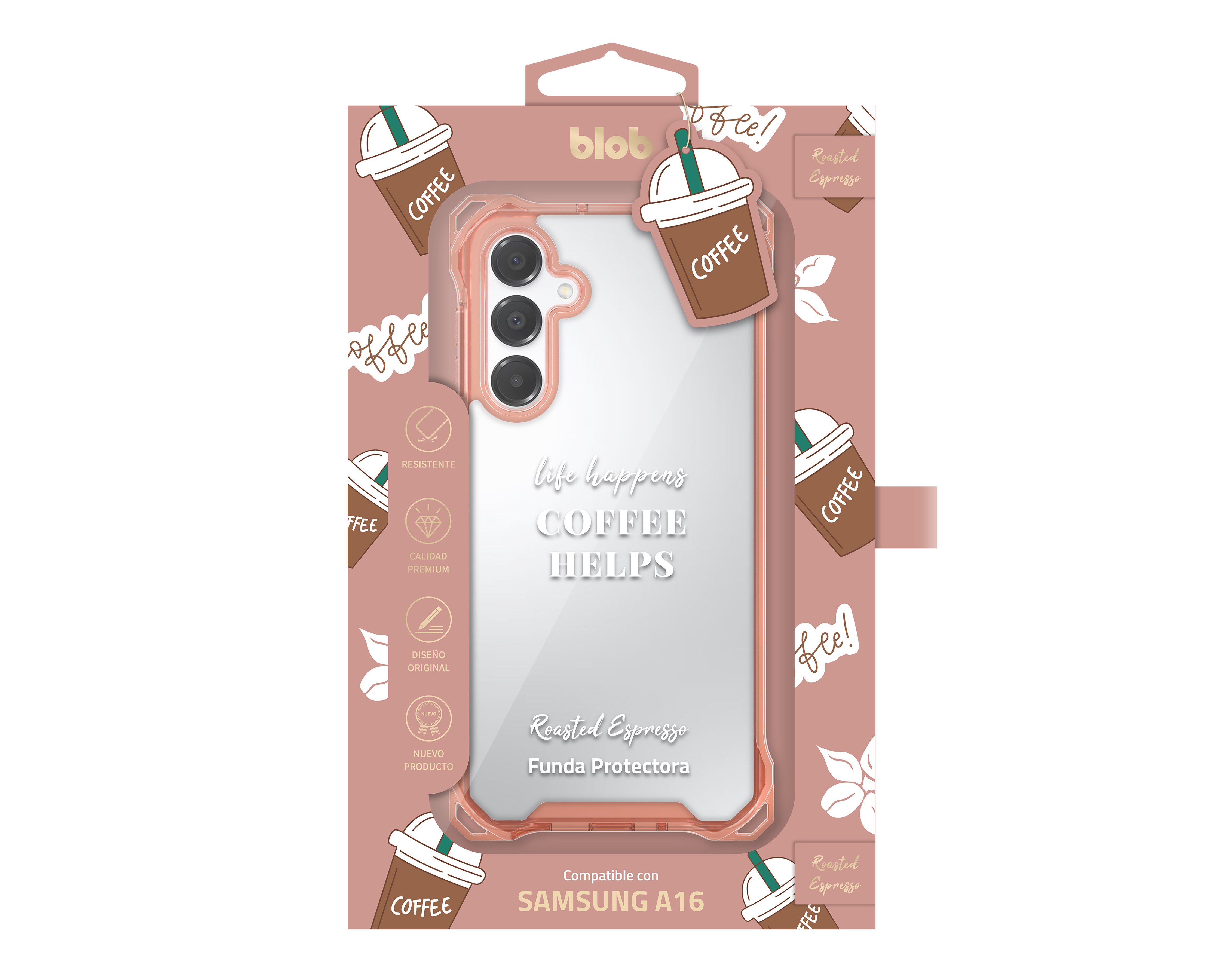 Foto 3 | Foto 3 | Funda de Policarbonato Blob para Samsung A16