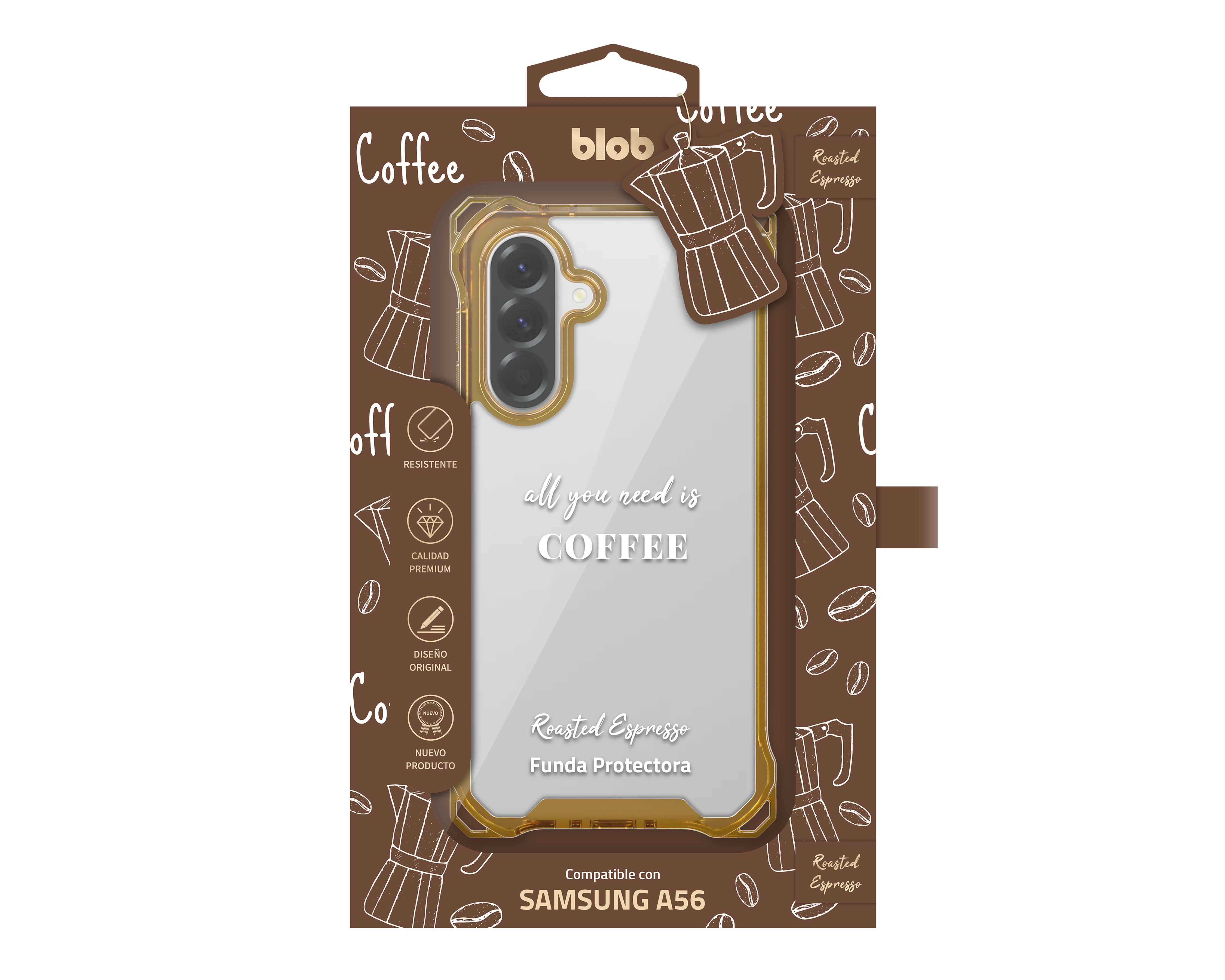 Foto 4 pulgar | Foto 3 | Funda de Policarbonato Blob para Samsung Galaxy A56