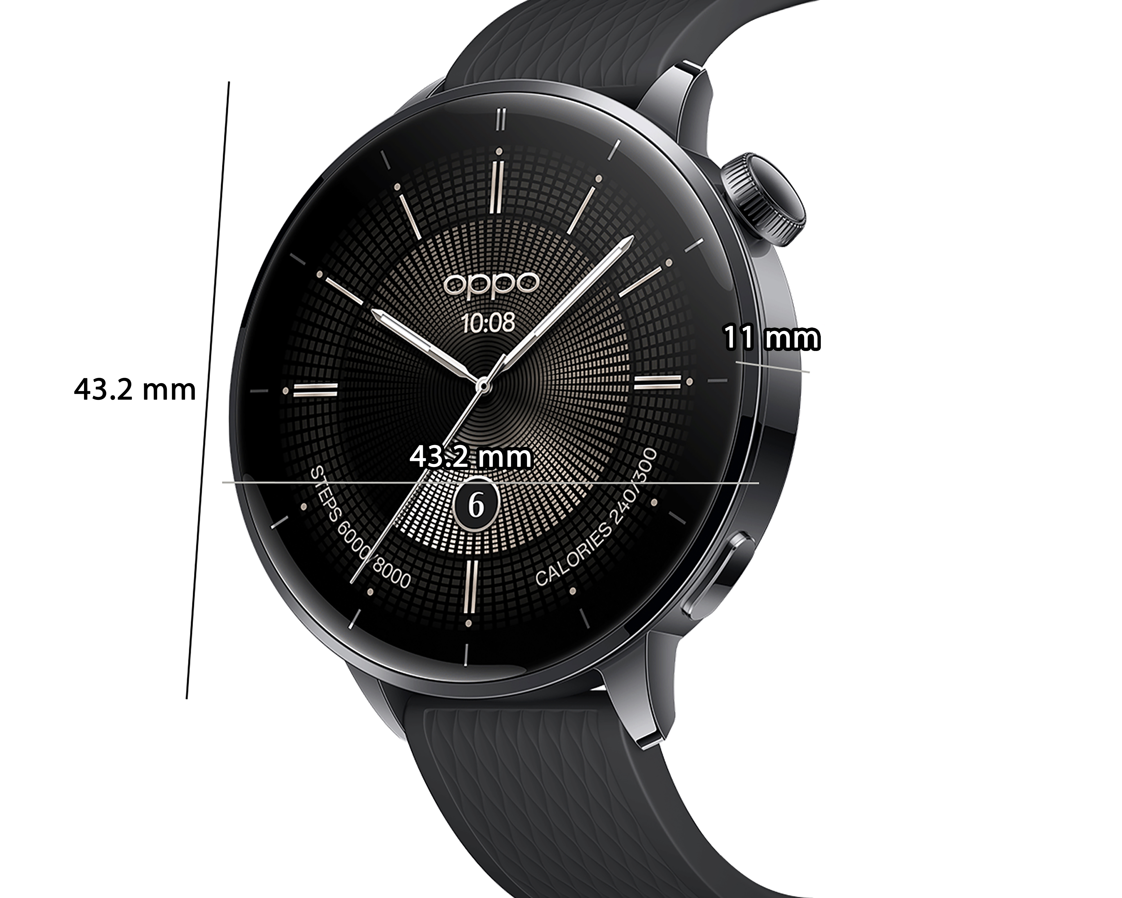 Foto 5 pulgar | Foto 4 | Smartwatch OPPO Watch X2 Mini 43.2 mm Resistente al Agua Negro