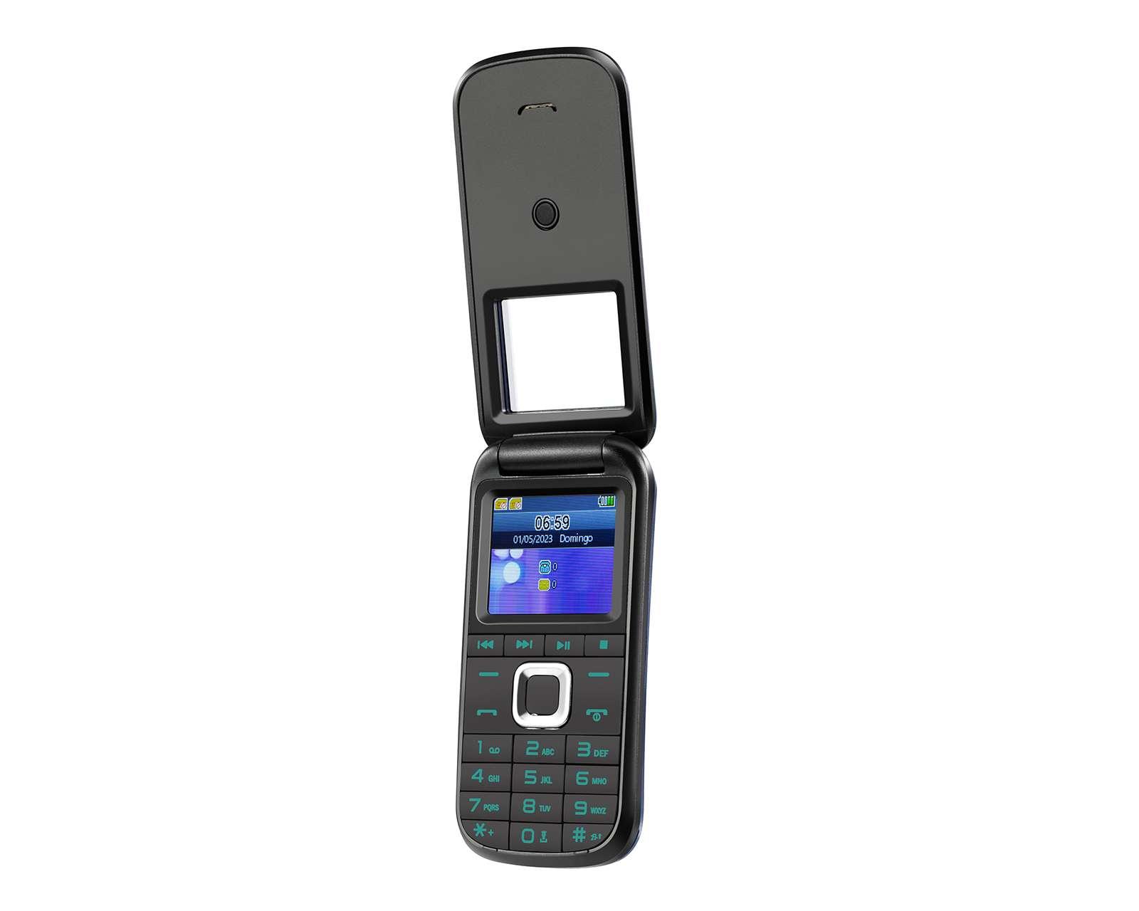Foto 7 pulgar | Foto 6 | Celular Zuum Liberado Brix R II 128 MB Azul