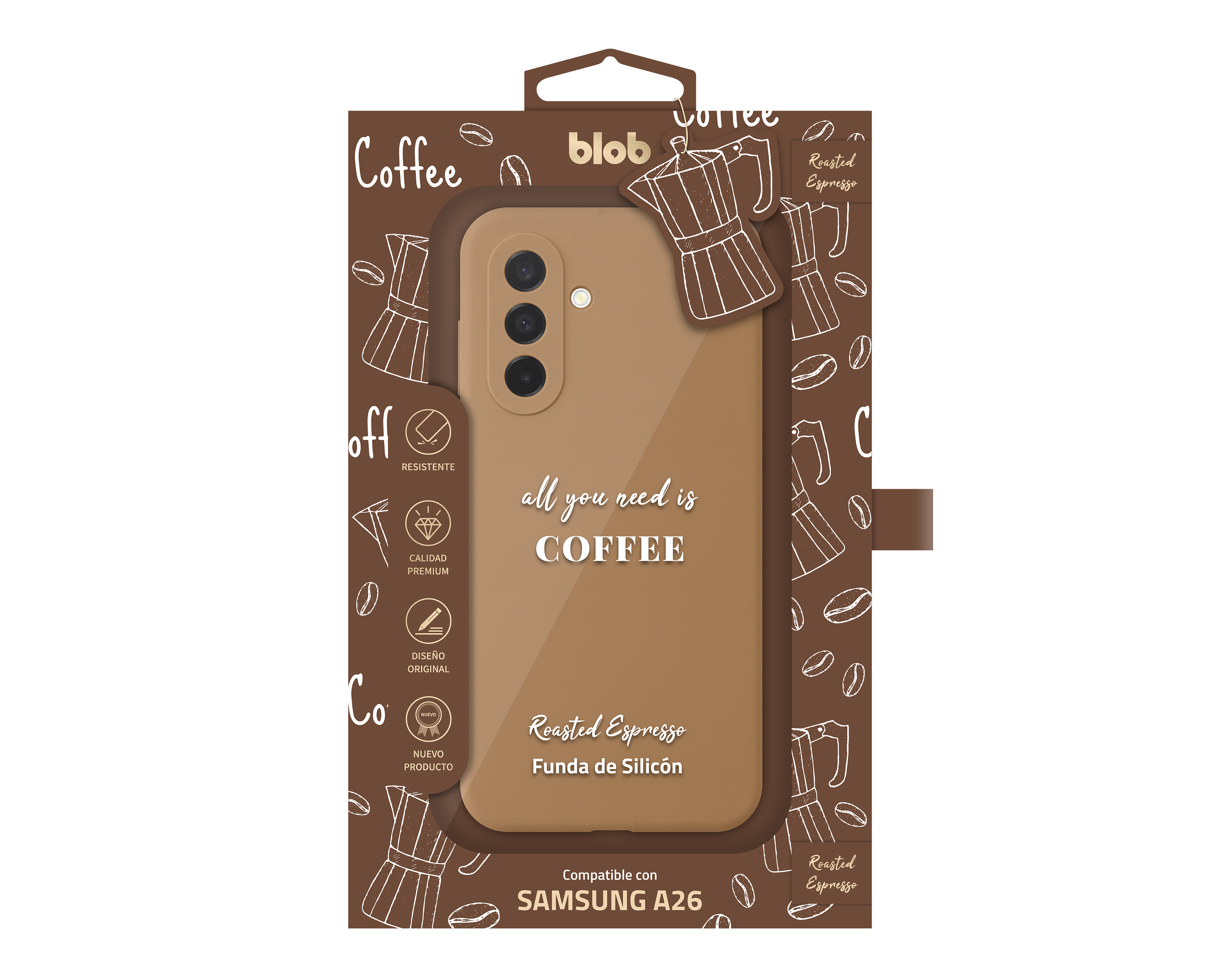 Foto 3 | Foto 3 | Funda de Policarbonato Blob para Samsung A26