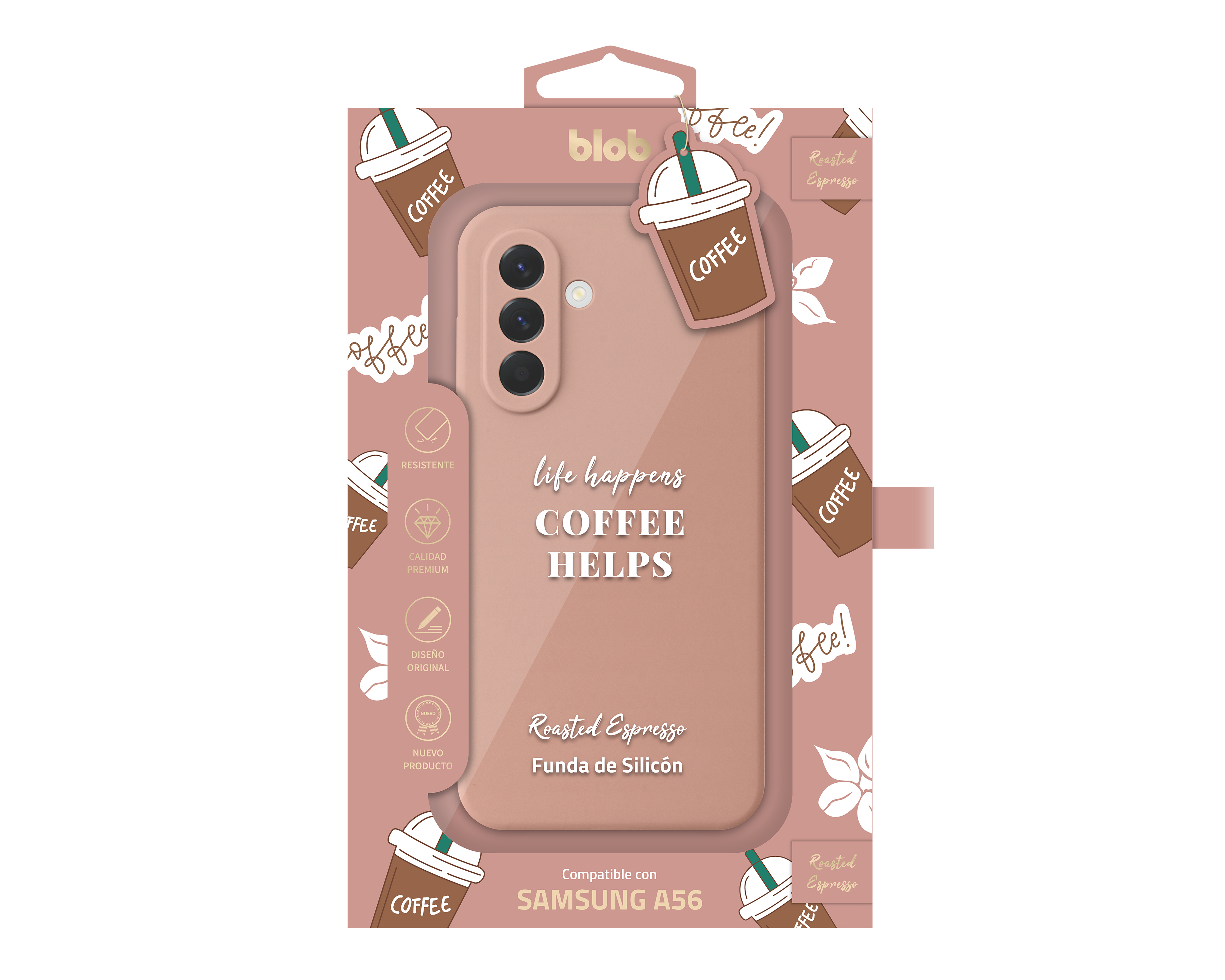 Foto 3 | Foto 3 | Funda de Policarbonato Blob para Samsung A56