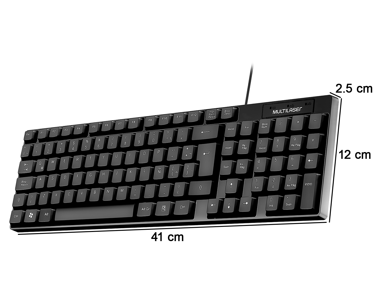 Foto 6 pulgar | Foto 5 | Teclado Alámbrico Multilaser TC501