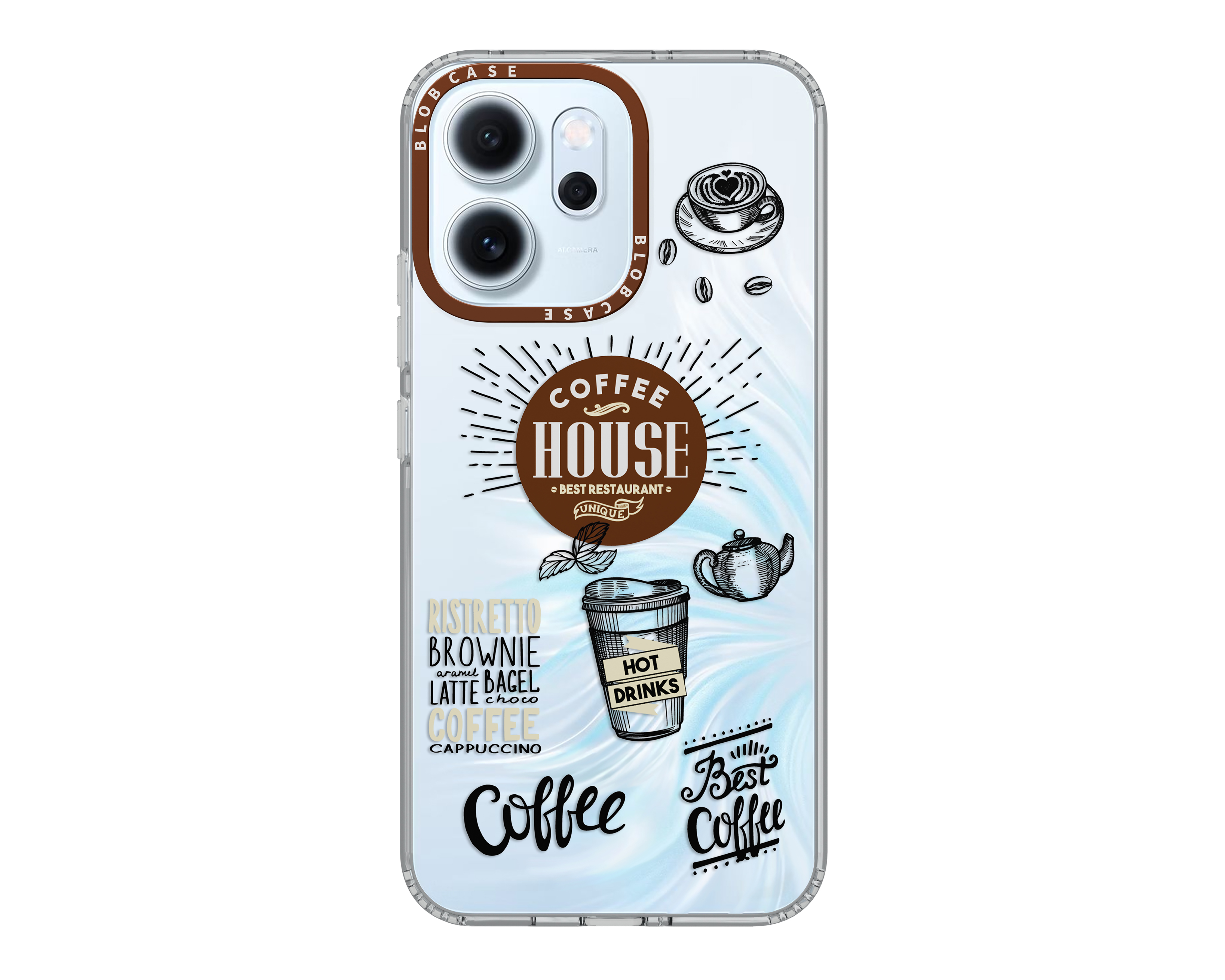 Foto 2 pulgar | Foto 1 | Funda de Policarbonato Blob para OPPO Reno 14F