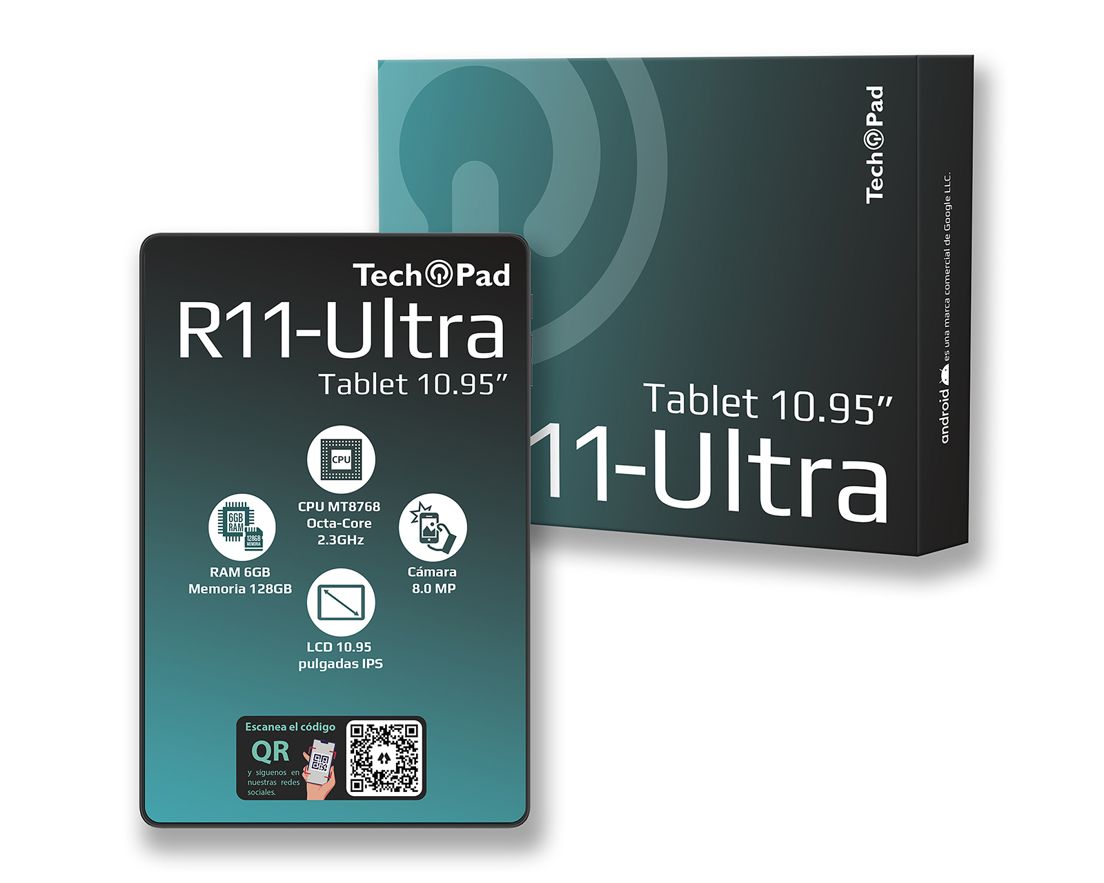 Foto 4 | Foto 4 | Tablet Tech Pad R11 Ultra 10.95 Pulgadas 128 GB 6 GB RAM