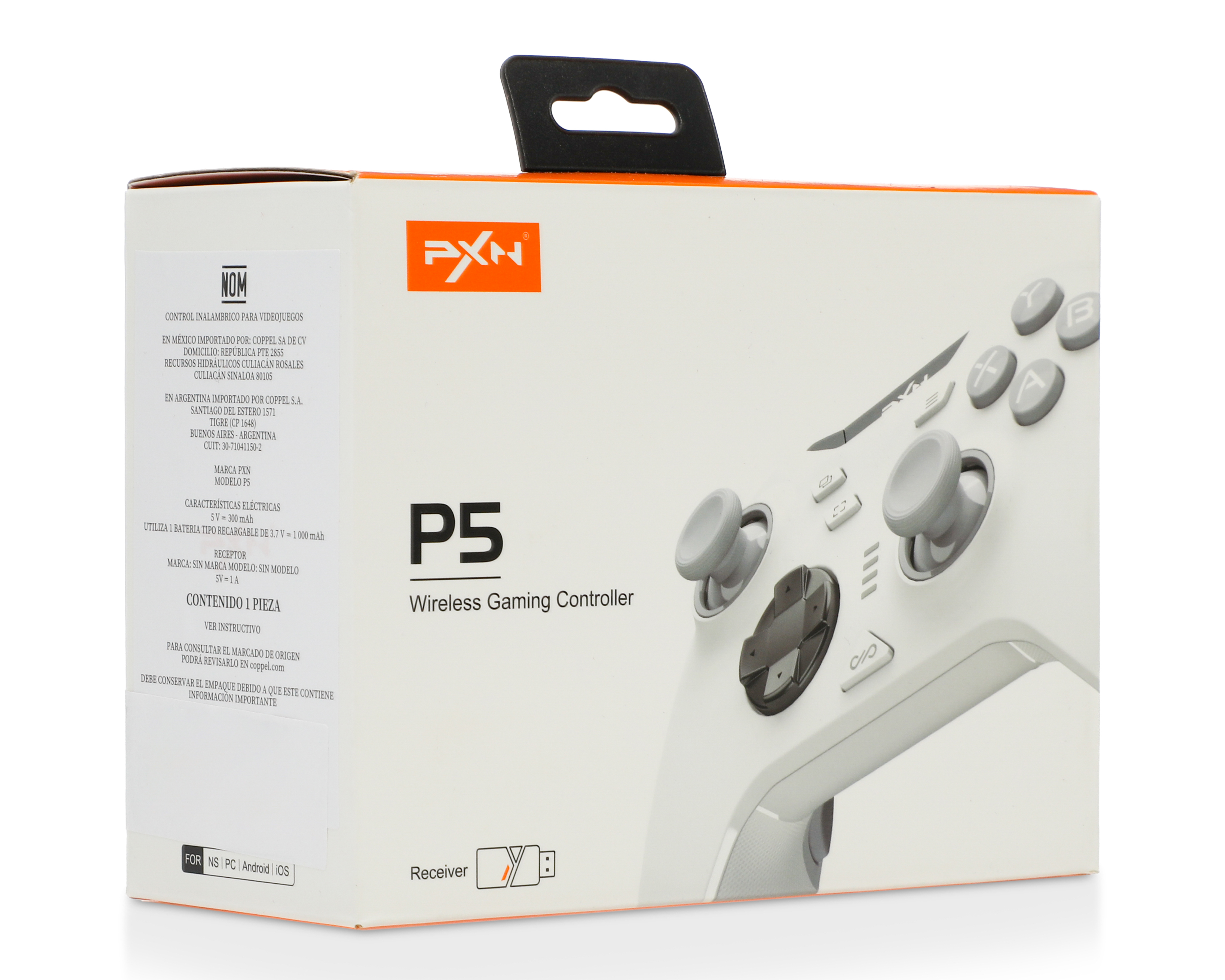 Foto 2 pulgar | Foto 1 | Control Inalámbrico para PlayStation PXN P5 Blanco