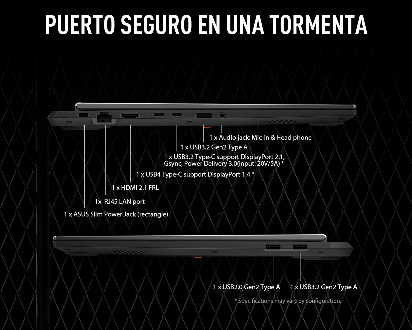 Foto 5 pulgar | Foto 4 | Laptop Gamer Asus TUF Gaming A16 16 Pulgadas AMD Ryzen 7 NVIDIA RTX 5050 16 GB RAM 512 GB SSD Negra