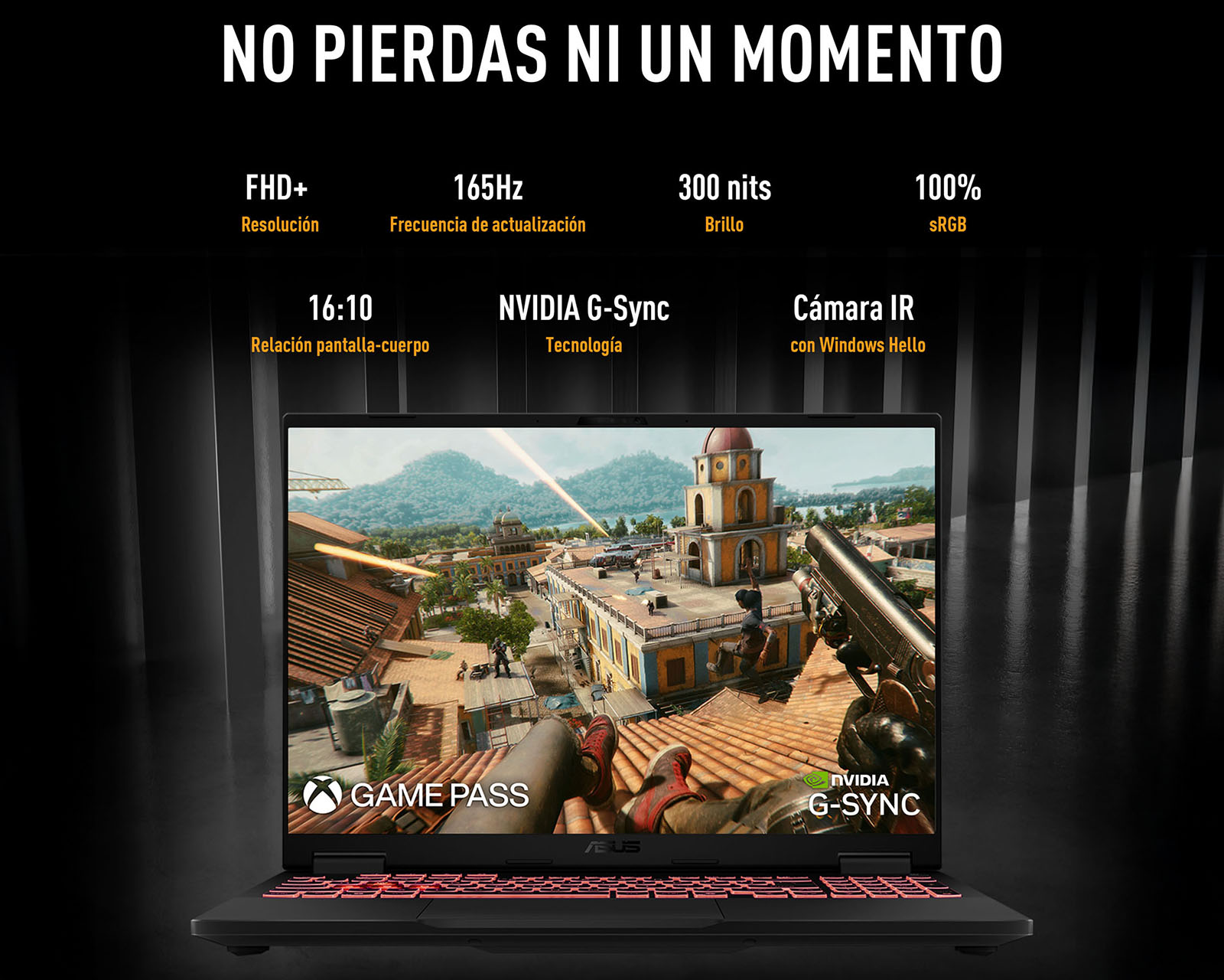Foto 8 pulgar | Foto 7 | Laptop Gamer Asus TUF Gaming A16 16 Pulgadas AMD Ryzen 7 NVIDIA RTX 5050 16 GB RAM 512 GB SSD Negra
