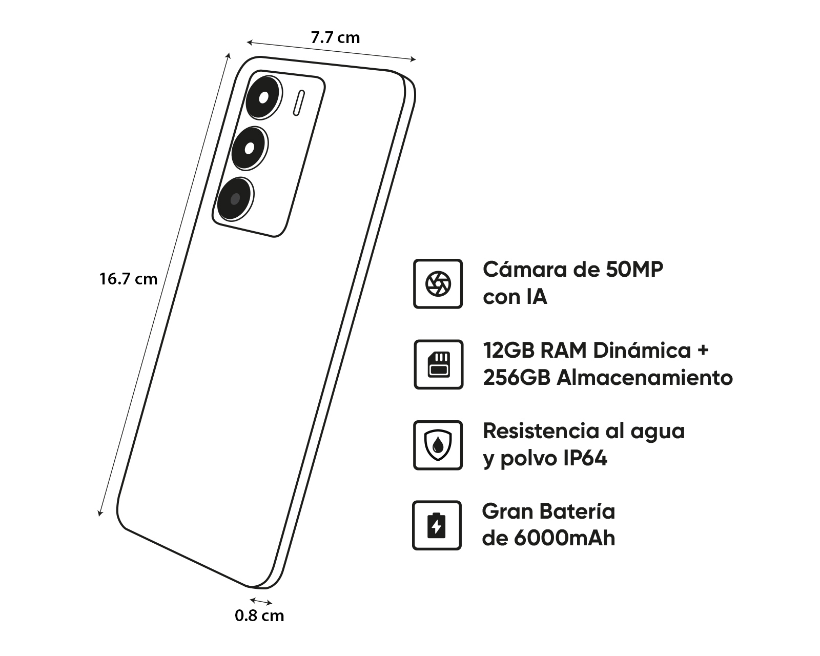 Foto 10 pulgar | Foto 9 | Telcel Realme C71 256 GB Blanco