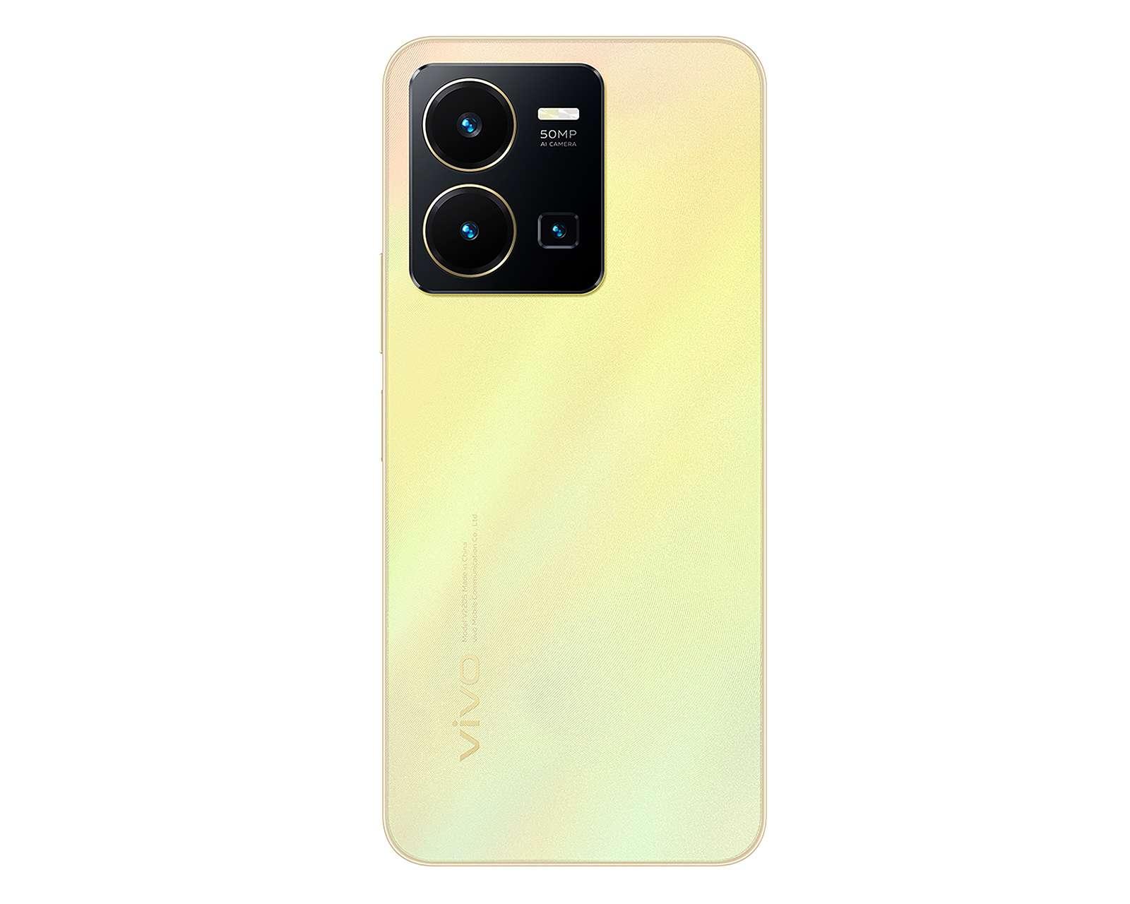 Foto 3 pulgar | Foto 2 | Celular Vivo Liberado Y35 128 GB Dorado