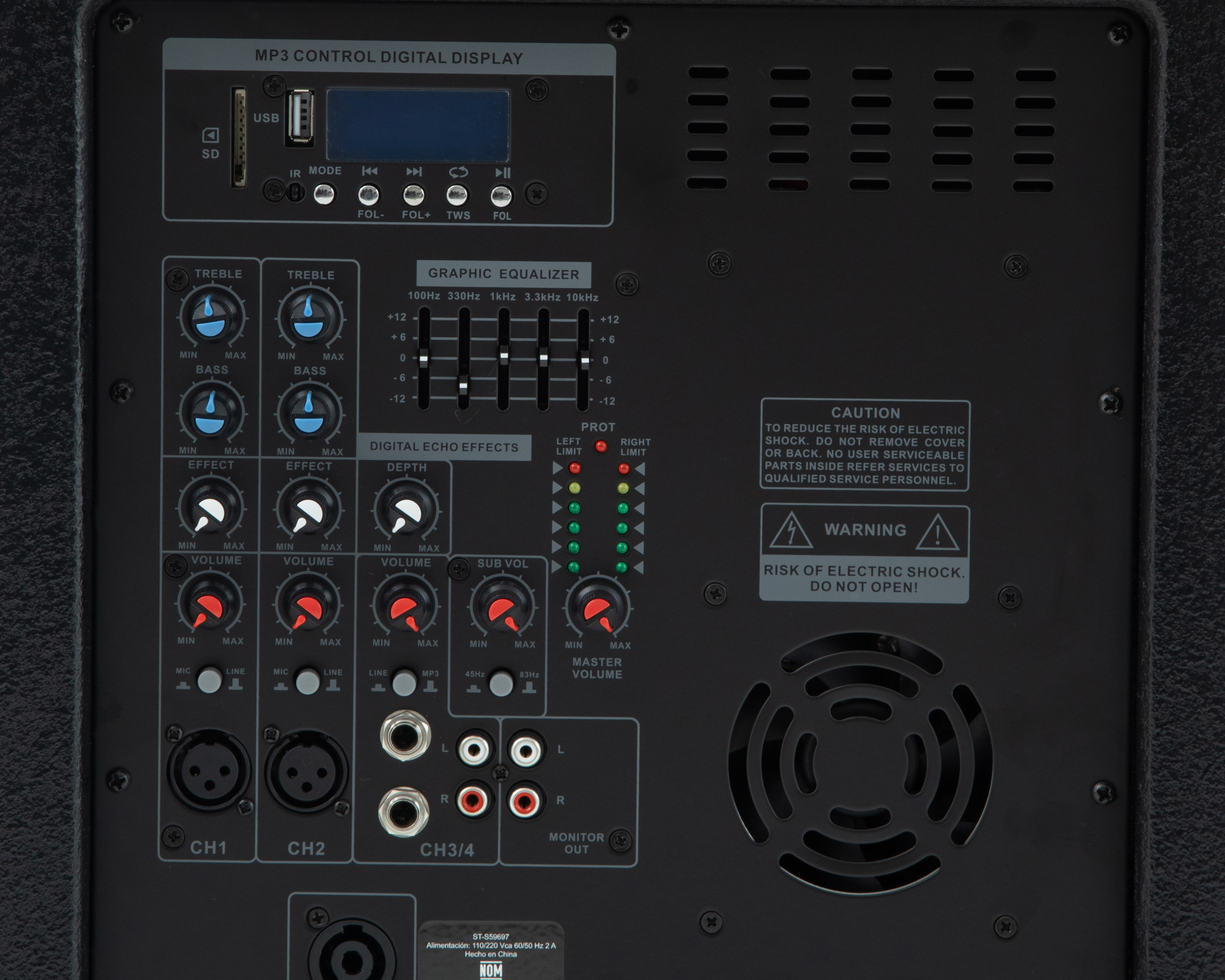 Foto 5 | Foto 5 | Bocina Profesional en Columna Bluetooth STF ST-S59697 900 W