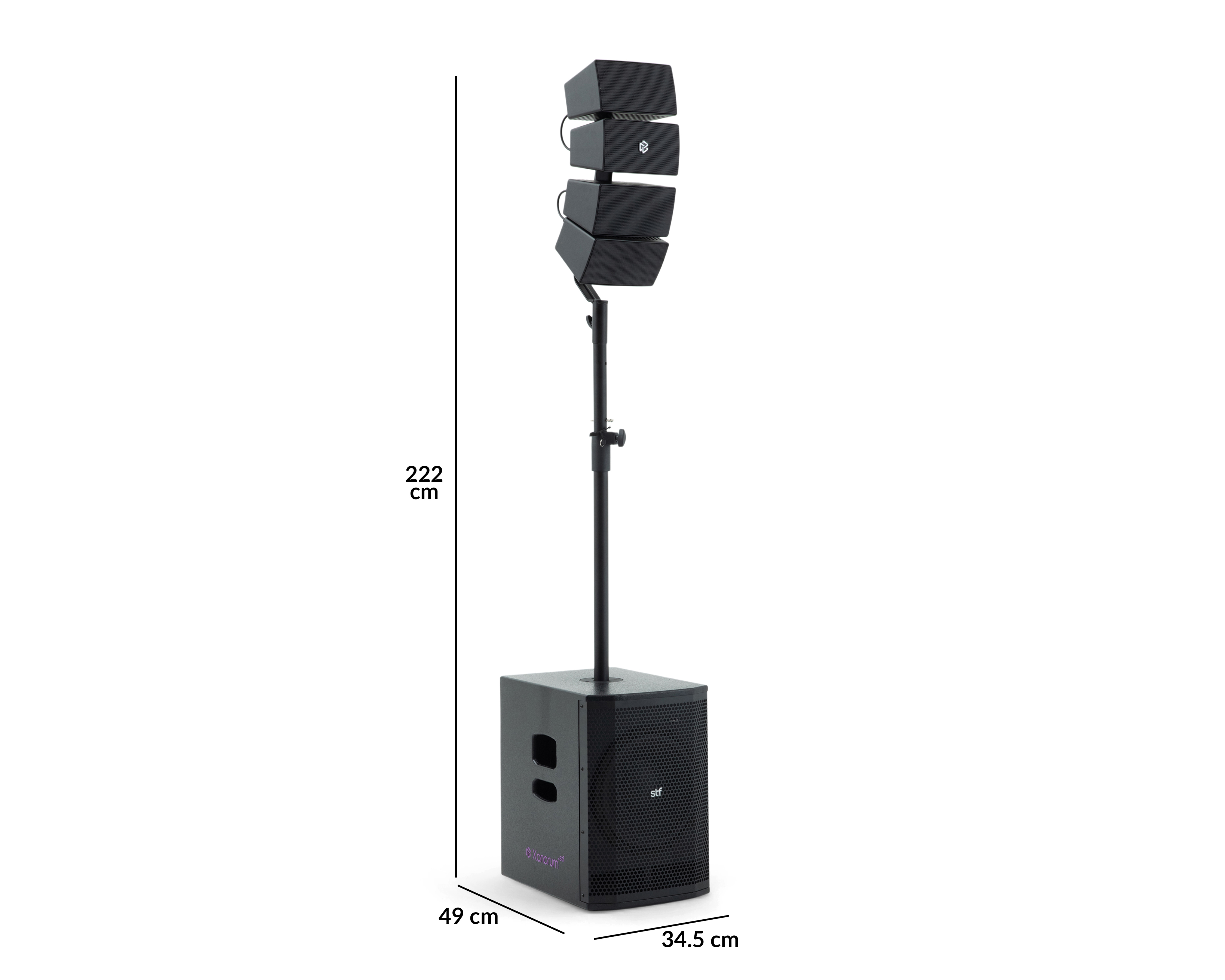 Foto 8 | Foto 8 | Bocina Profesional en Columna Bluetooth STF ST-S59697 900 W