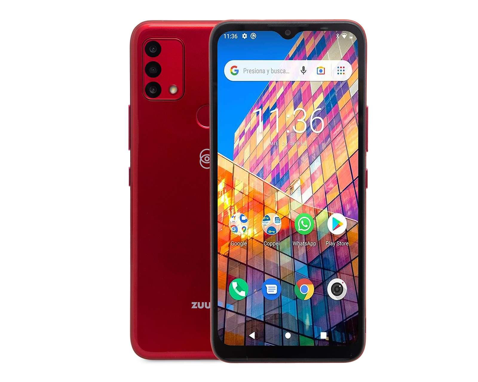 Celular Zuum Liberado Akus P1 32 GB Rojo