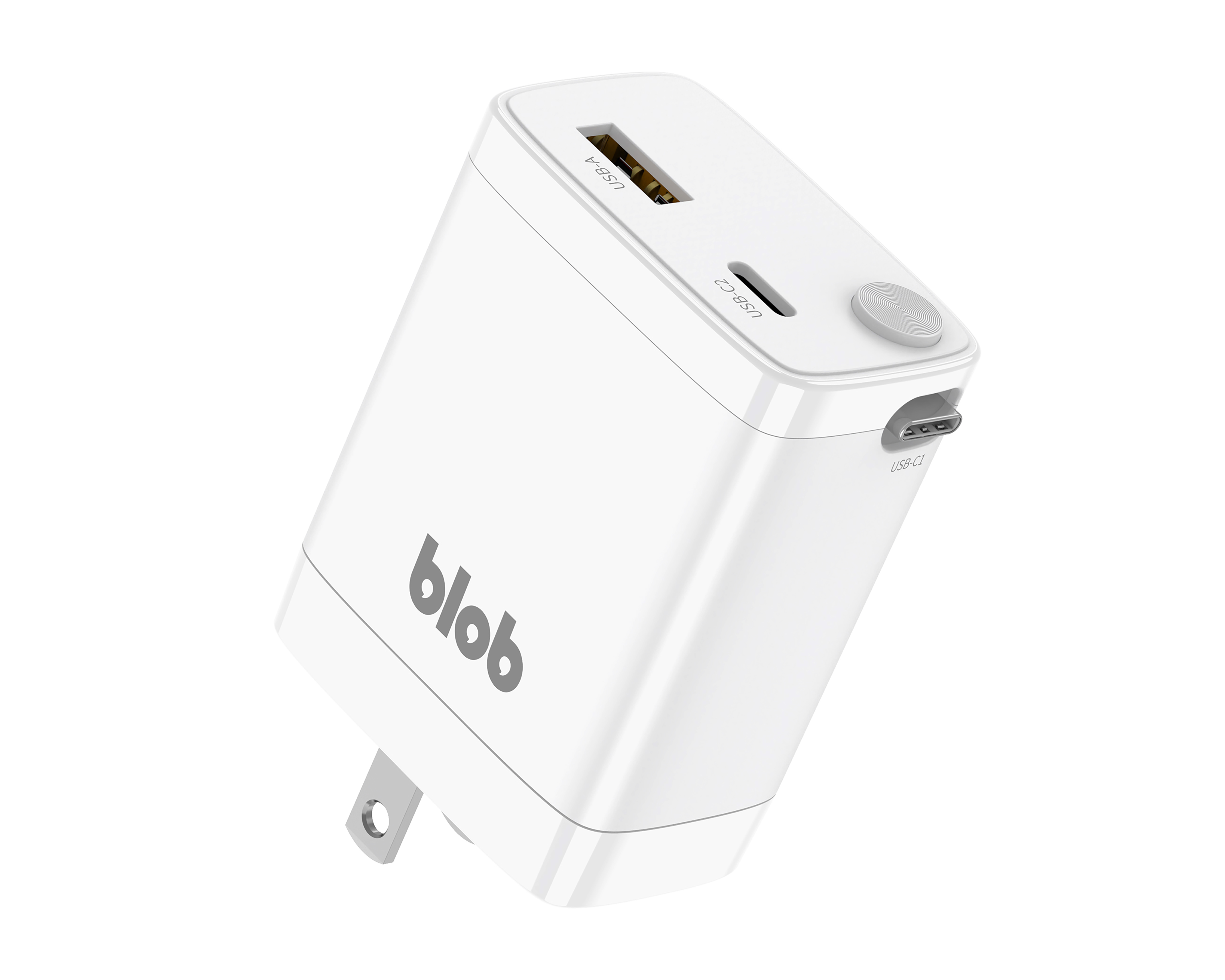 Foto 7 | Foto 7 | Adaptador de Corriente con Entrada USB-C y USB-A Blob 30 W