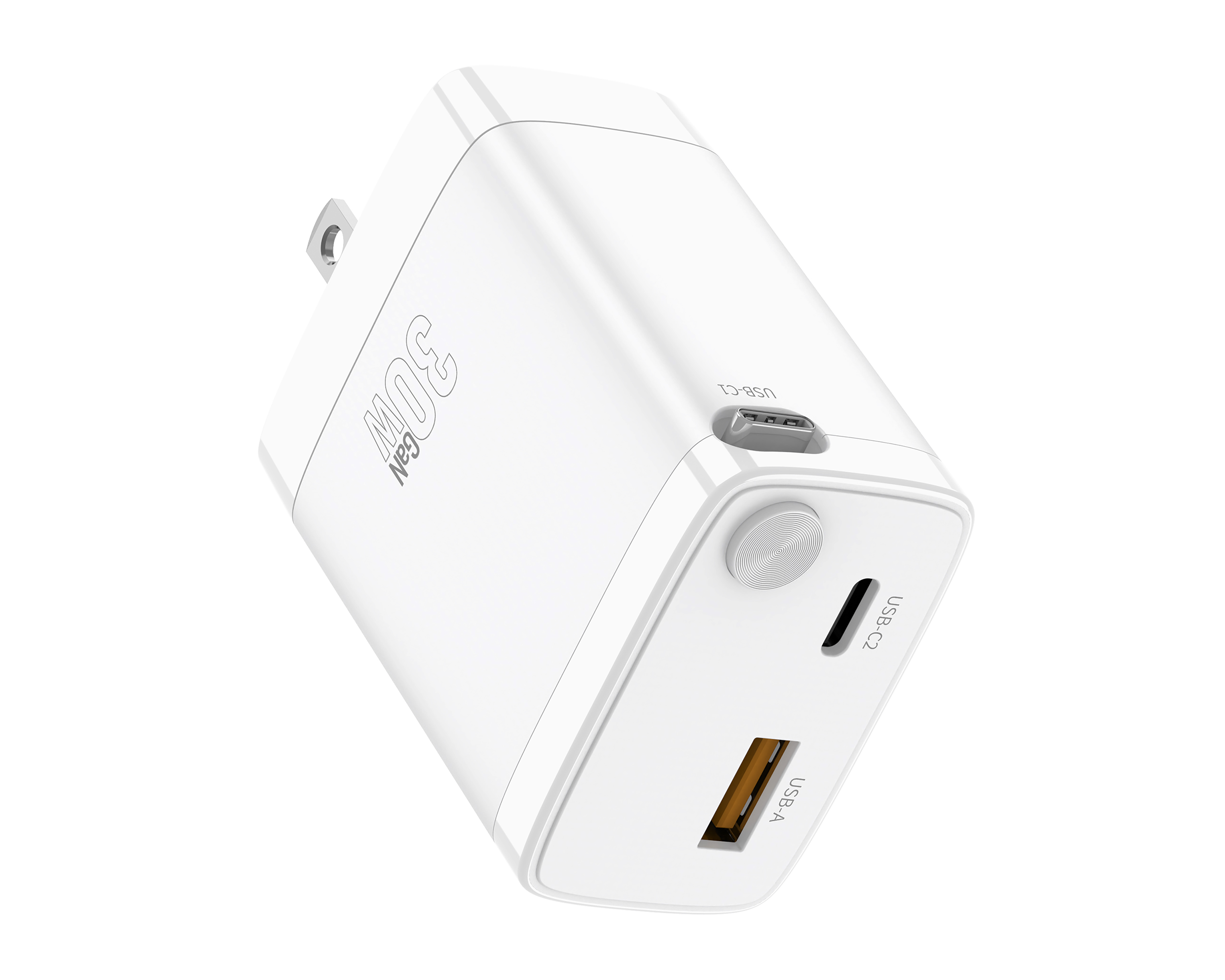 Foto 8 | Foto 8 | Adaptador de Corriente con Entrada USB-C y USB-A Blob 30 W