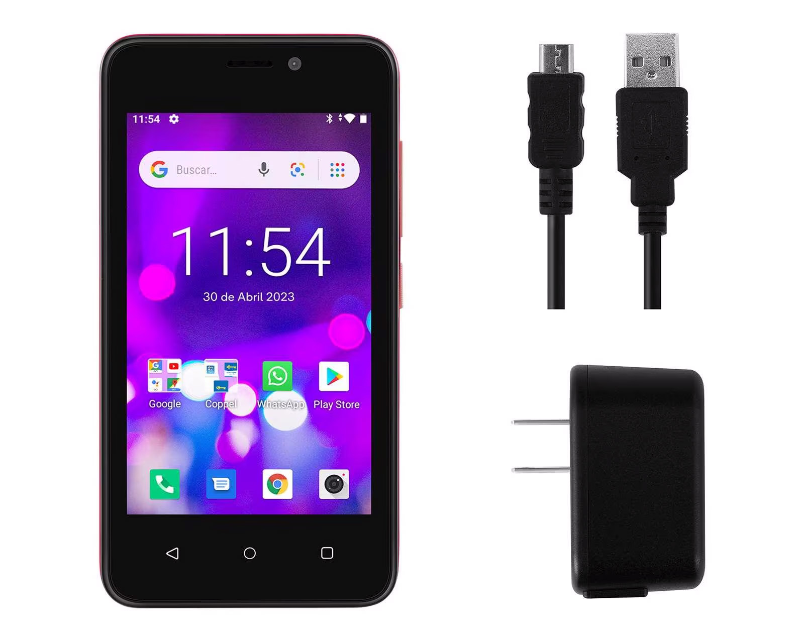 Foto 6 pulgar | Foto 5 | Celular Zuum Liberado Rocket III 8 GB Rosa