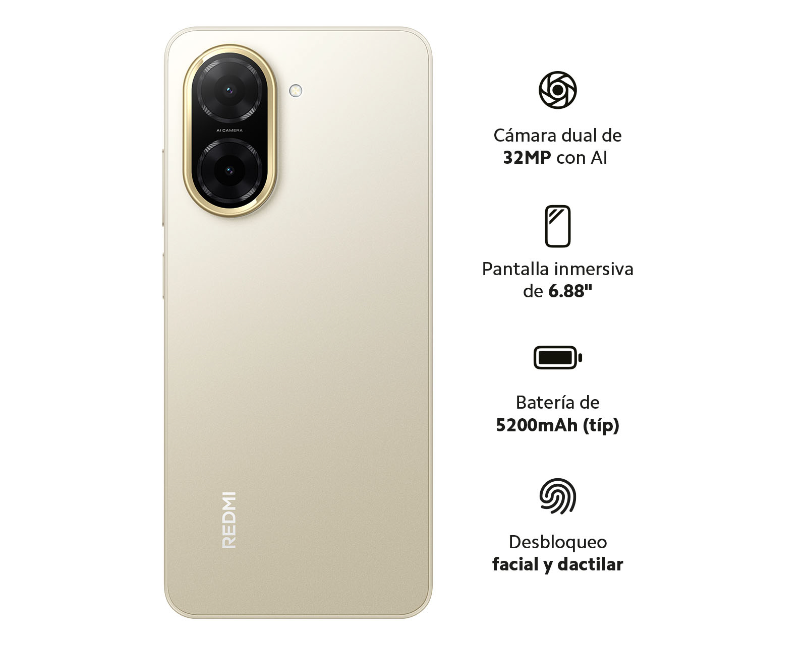 Foto 10 pulgar | Foto 9 | Telcel Xiaomi Redmi A5 128 GB Titanio