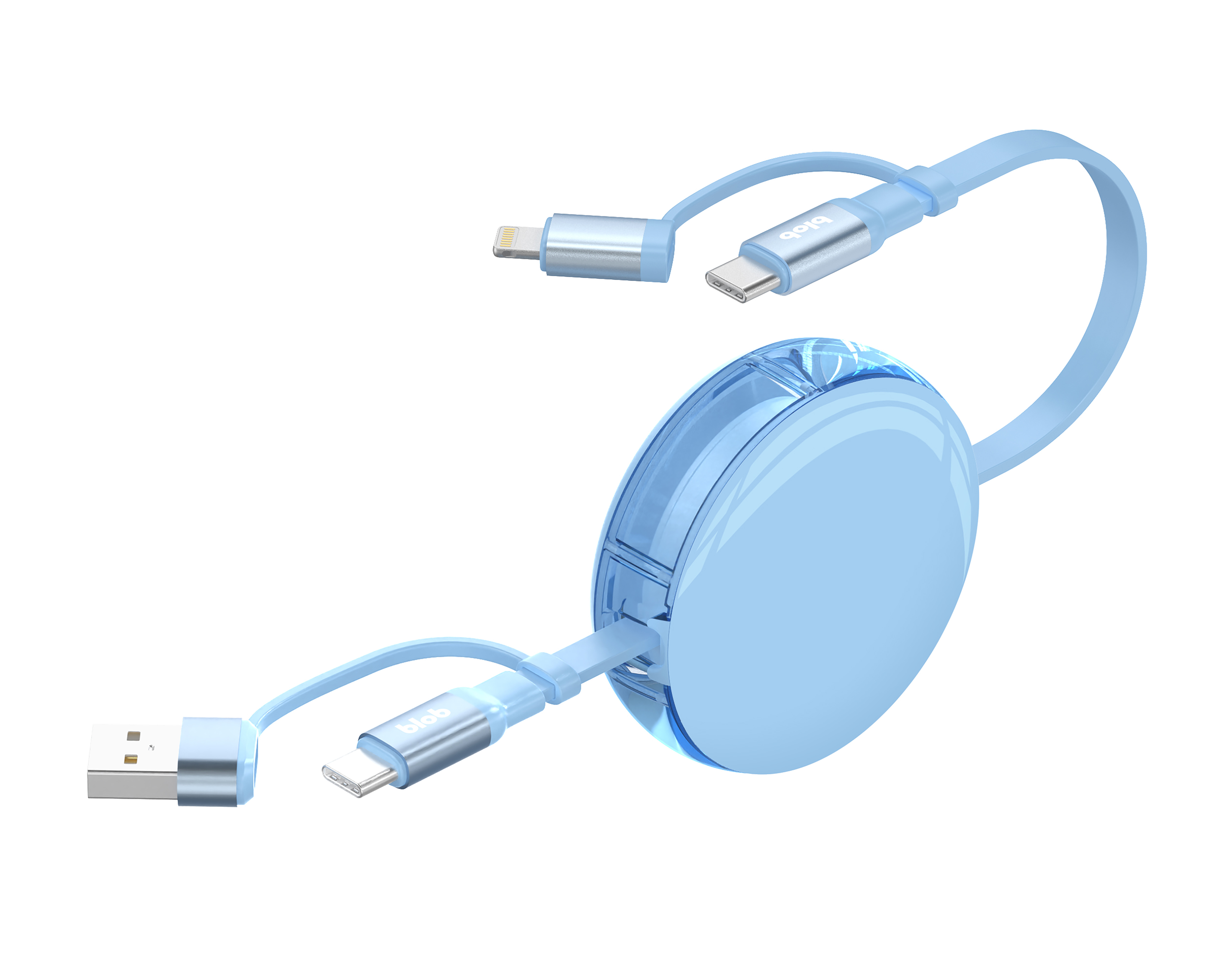 Foto 4 pulgar | Foto 3 | Cable 4 en 1 Blob 1 m