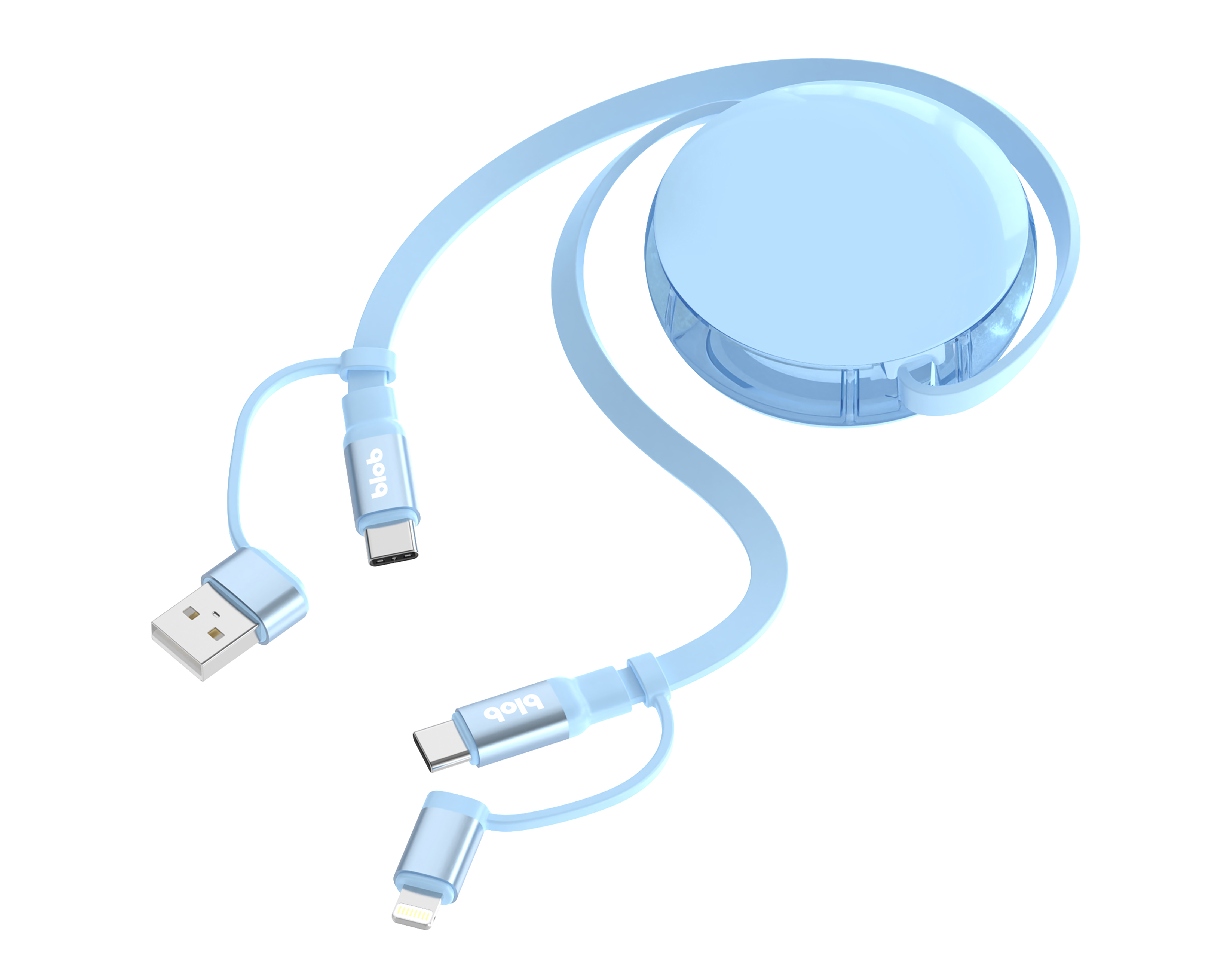 Foto 5 pulgar | Foto 4 | Cable 4 en 1 Blob 1 m