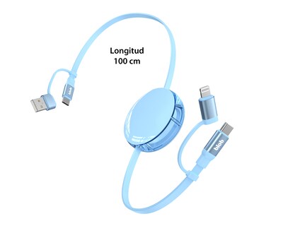 Foto 5 | Foto 5 | Cable 4 en 1 Blob 1 m