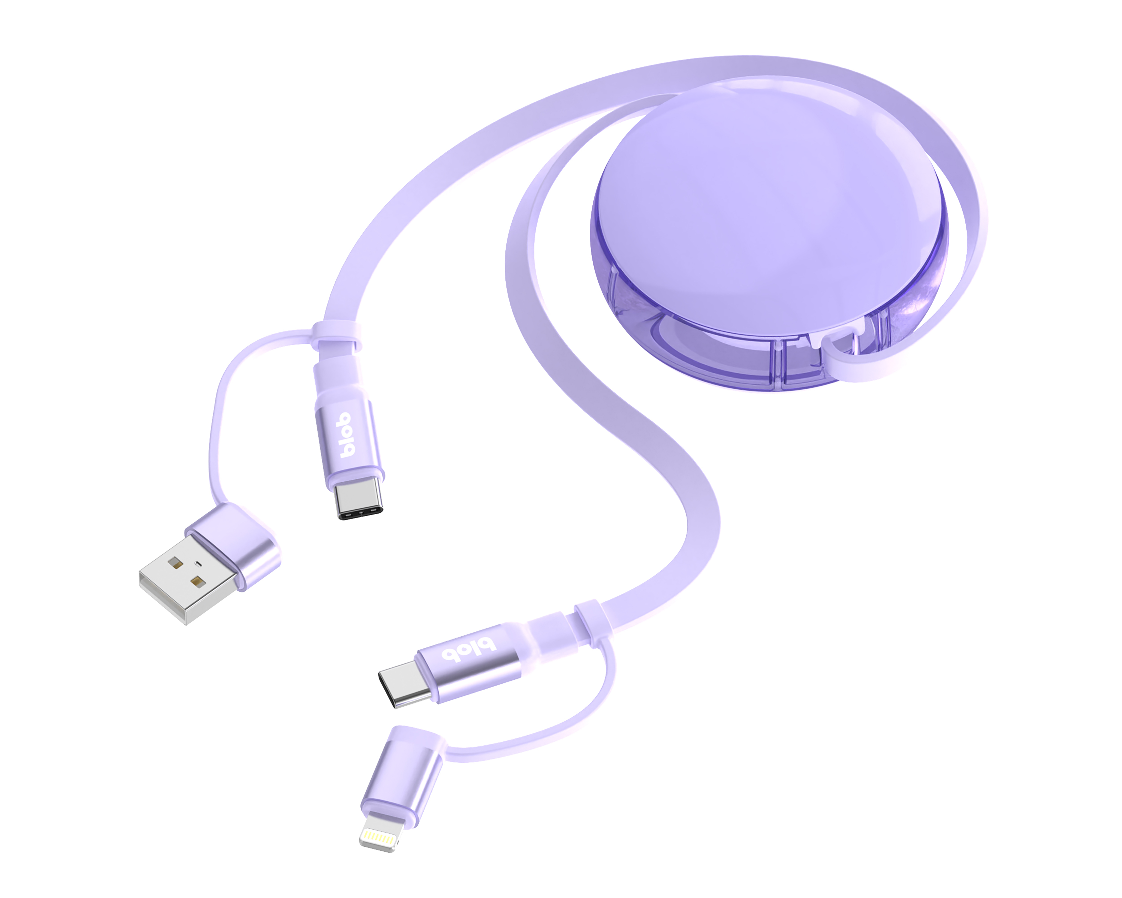 Foto 5 pulgar | Foto 4 | Cable 4 en 1 Blob 1 m