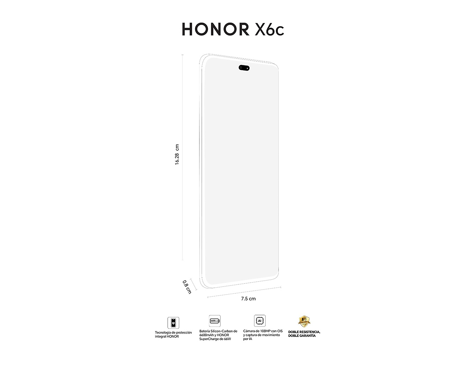 Foto 9 | Foto 9 | AT&T Honor X6C 256 GB Blanco