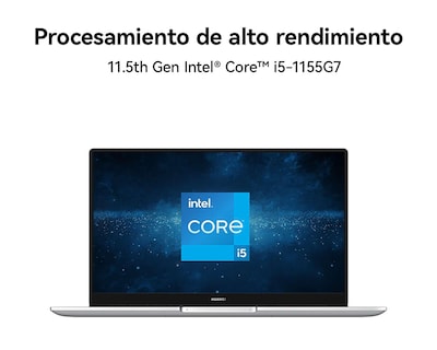 Foto 3 | Foto 11 | Laptop Huawei Matebook D15 15.6'' Windows 11 Home Intel Core i5 8 GB RAM 512 GB SSD Plata