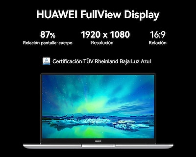 Foto 5 | Foto 2 | Laptop Huawei Matebook D15 15.6'' Windows 11 Home Intel Core i5 8 GB RAM 512 GB SSD Plata