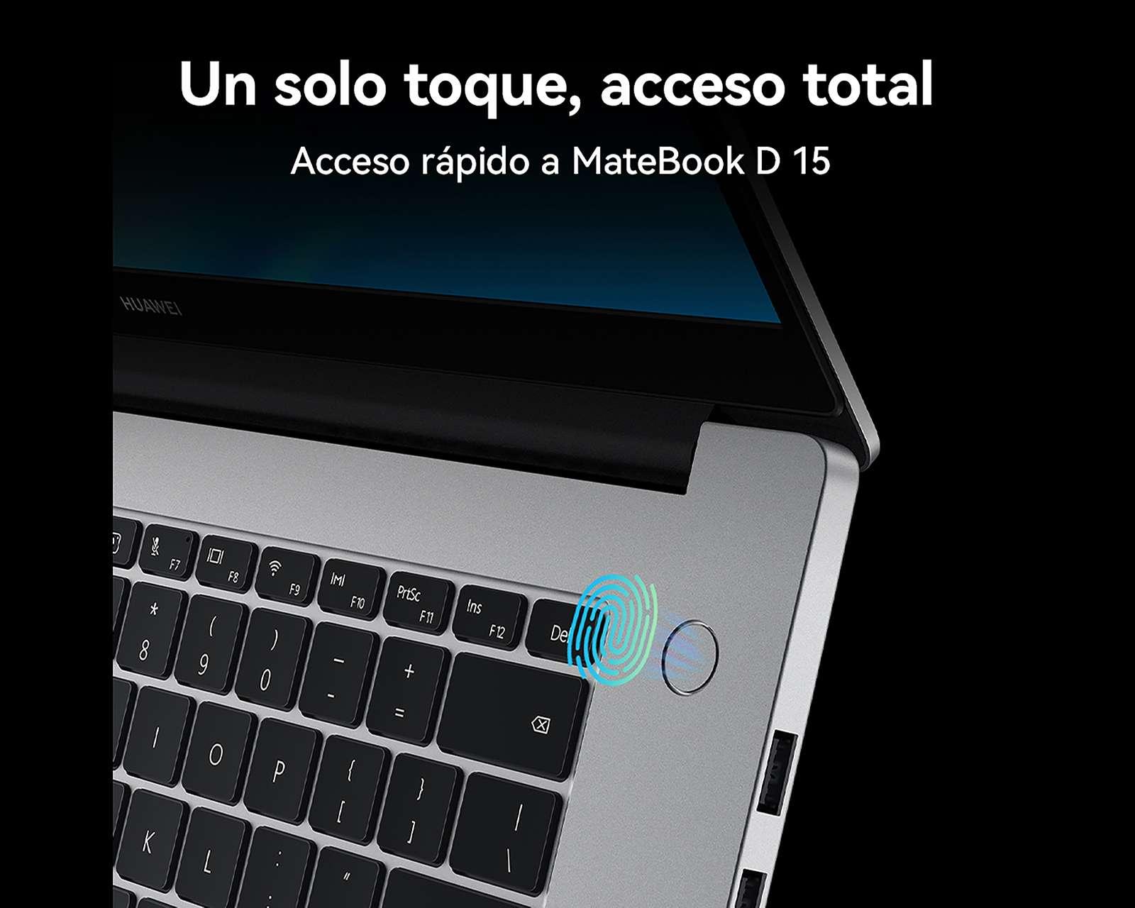 Foto 6 | Foto 3 | Laptop Huawei Matebook D15 15.6'' Windows 11 Home Intel Core i5 8 GB RAM 512 GB SSD Plata