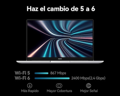Foto 10 | Foto 7 | Laptop Huawei Matebook D15 15.6'' Windows 11 Home Intel Core i5 8 GB RAM 512 GB SSD Plata