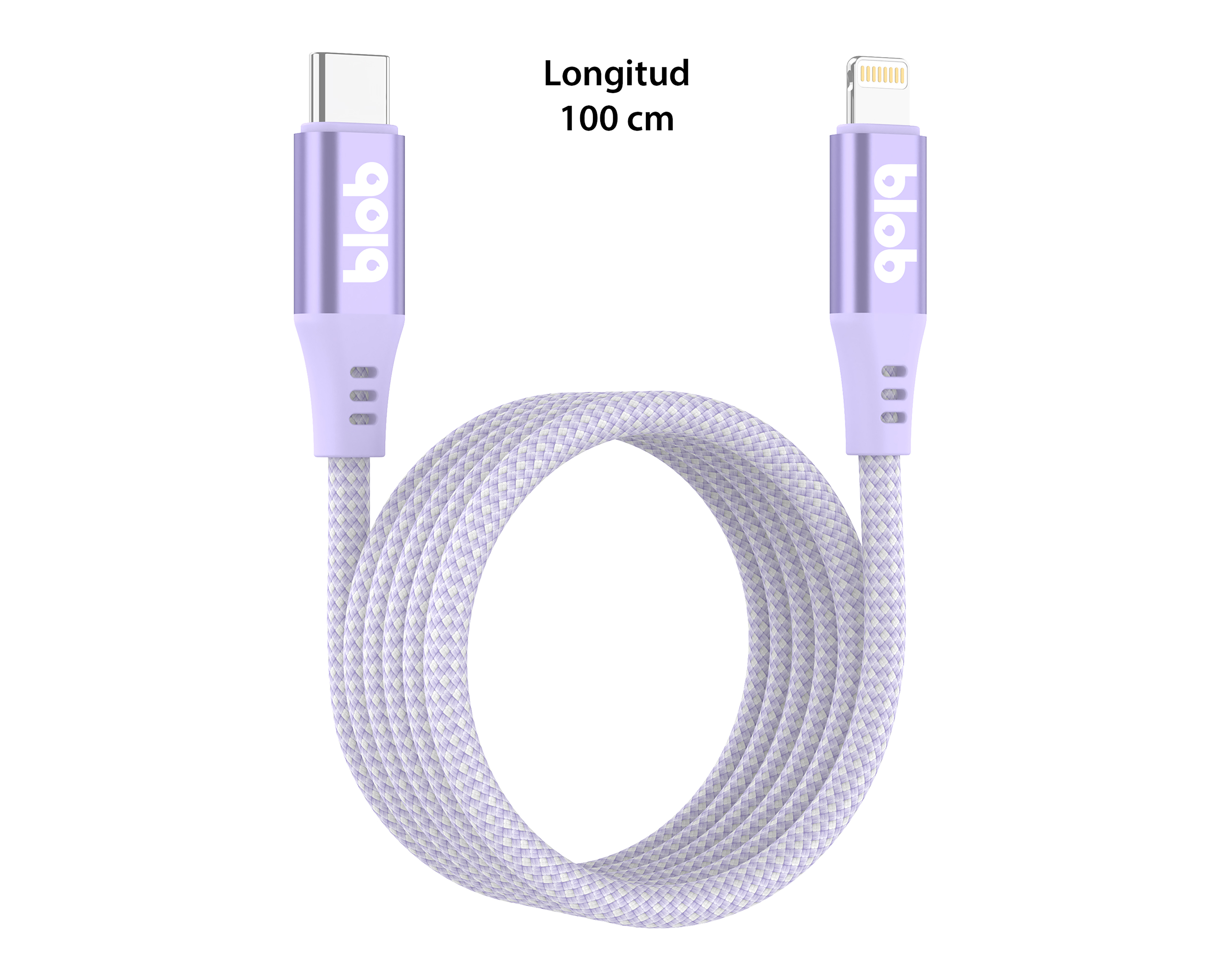 Foto 8 pulgar | Foto 7 | Cable USB C - Ligtning Blob 1 m
