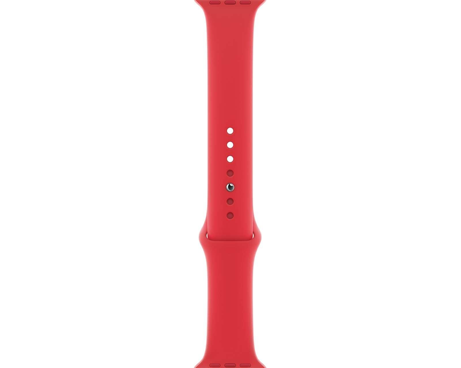 Foto 3 pulgar | Foto 2 | Correa Deportiva Roja para Apple Watch de 38/40/41 mm