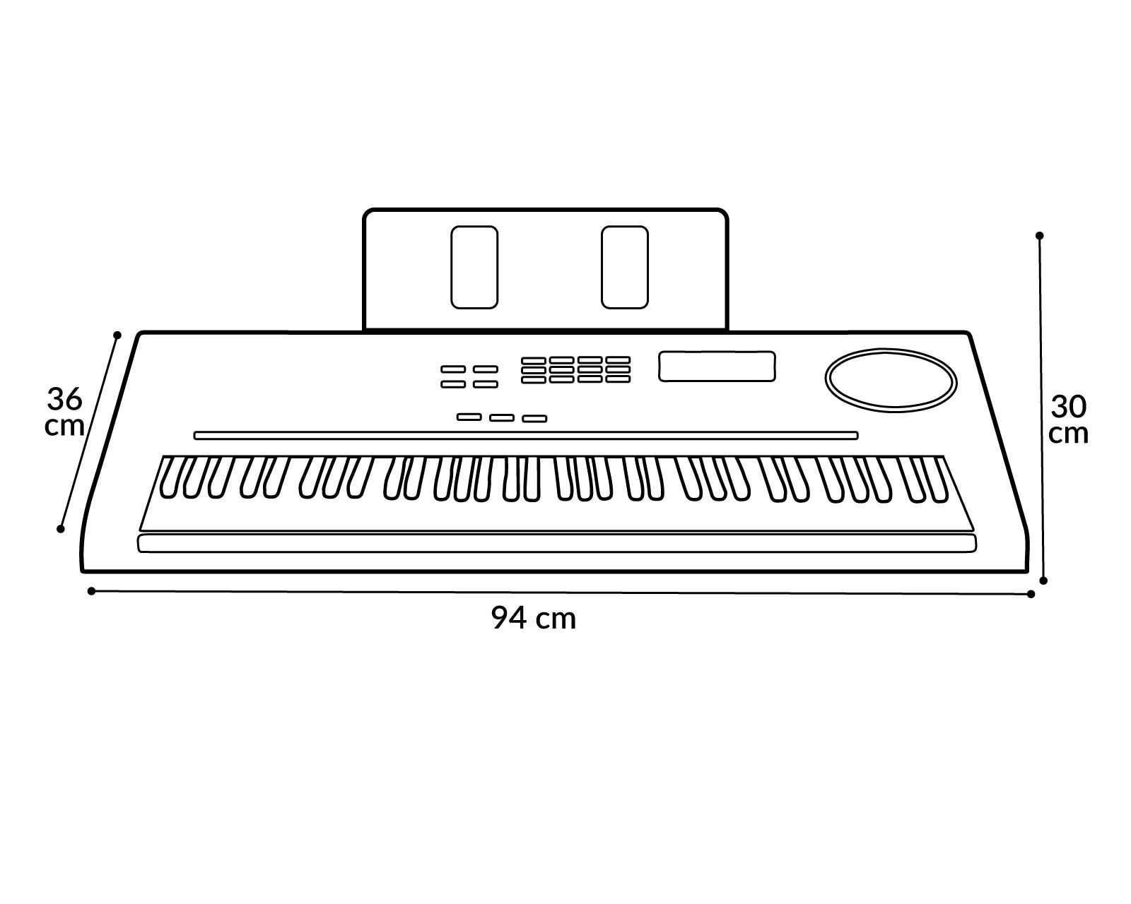 Foto 6 | Foto 6 | Piano Digital Yamaha YPT-370 color Gris