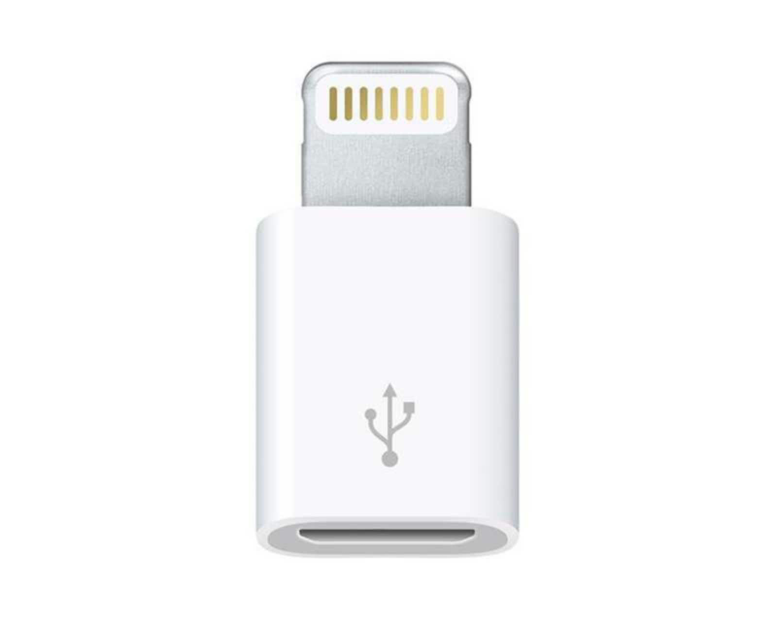 Foto 2 pulgar | Foto 1 | Adaptador Lightning a Micro-USB Apple