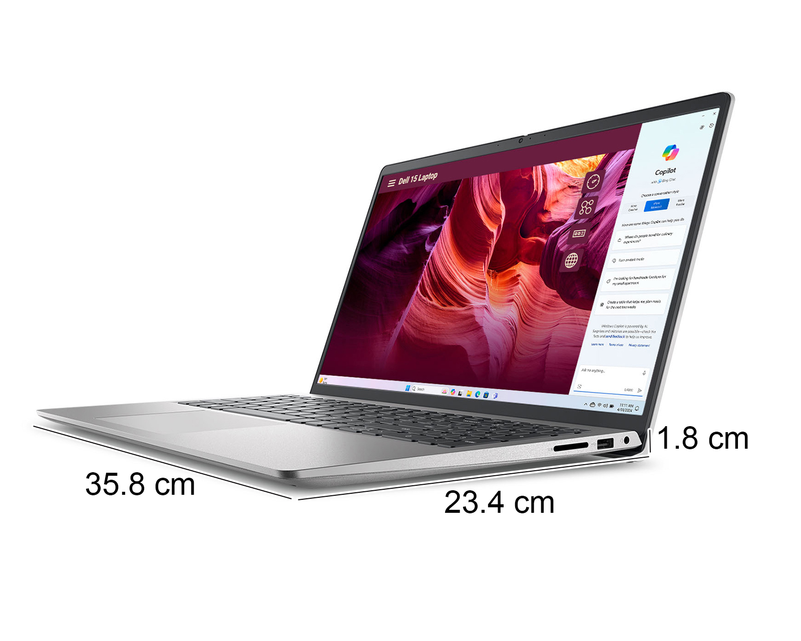 Foto 7 pulgar | Foto 6 | Laptop Dell 15 DC15255 15.6 Pulgadas Windows 11 AMD Ryzen 5 8 GB RAM 512 GB SSD Gris