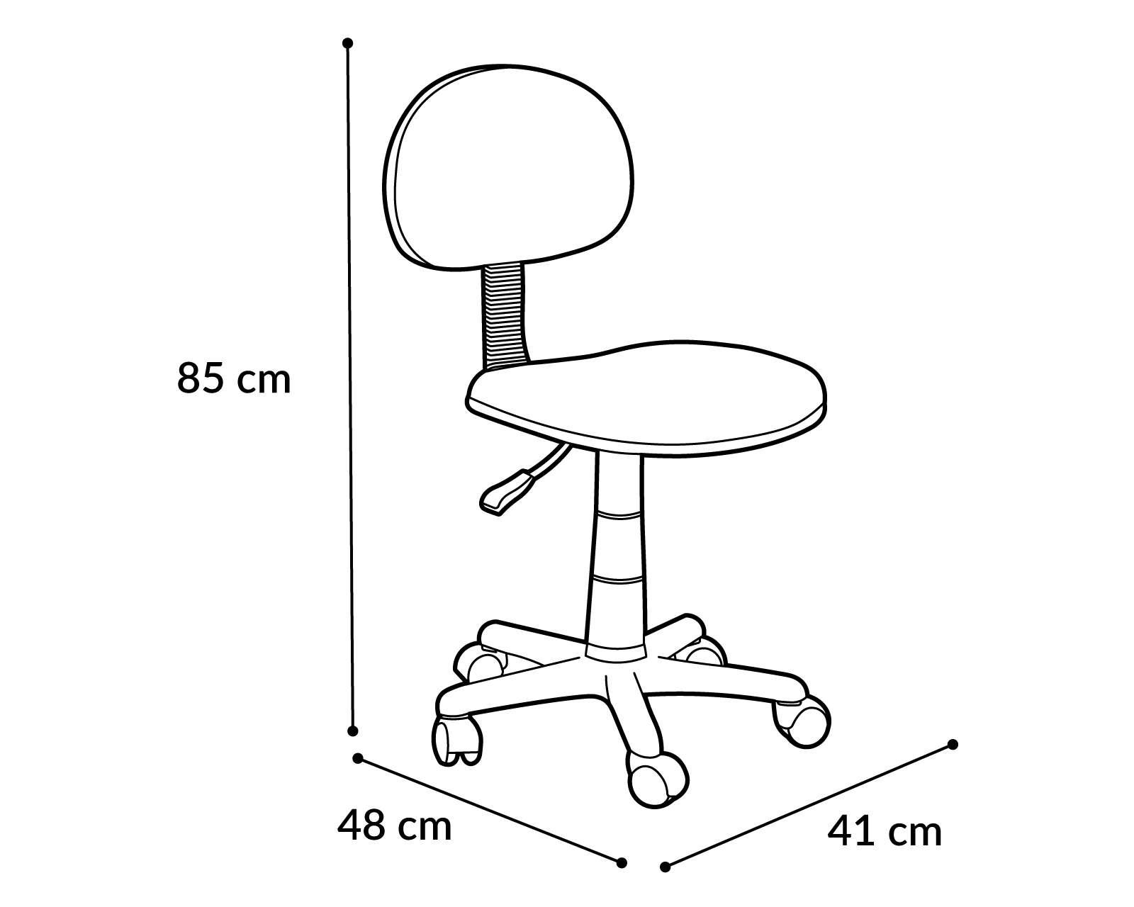 Foto 6 | Foto 6 | Silla de Oficina Ultra Negra
