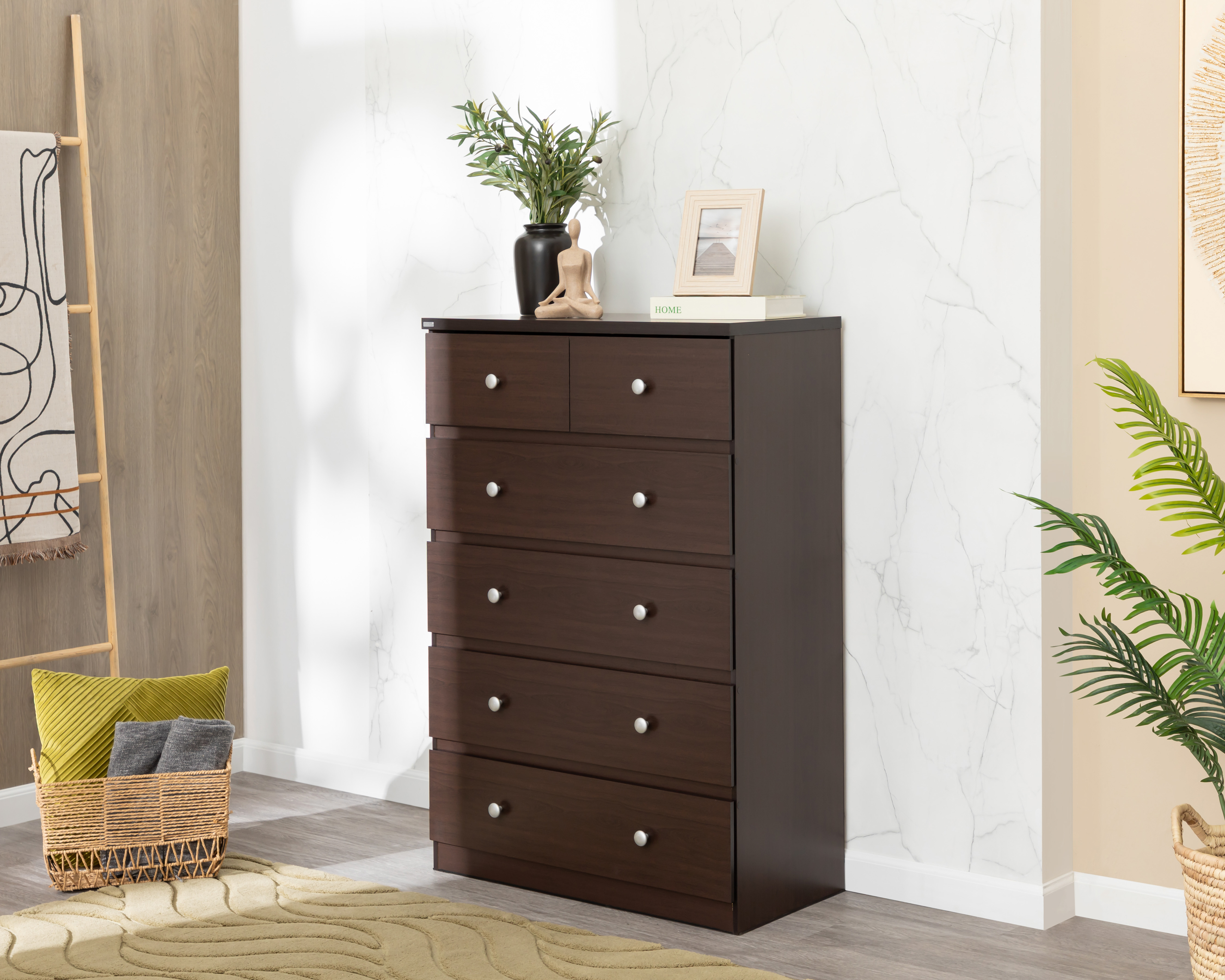 Cómoda Mobi Chipre Chocolate 80 cm